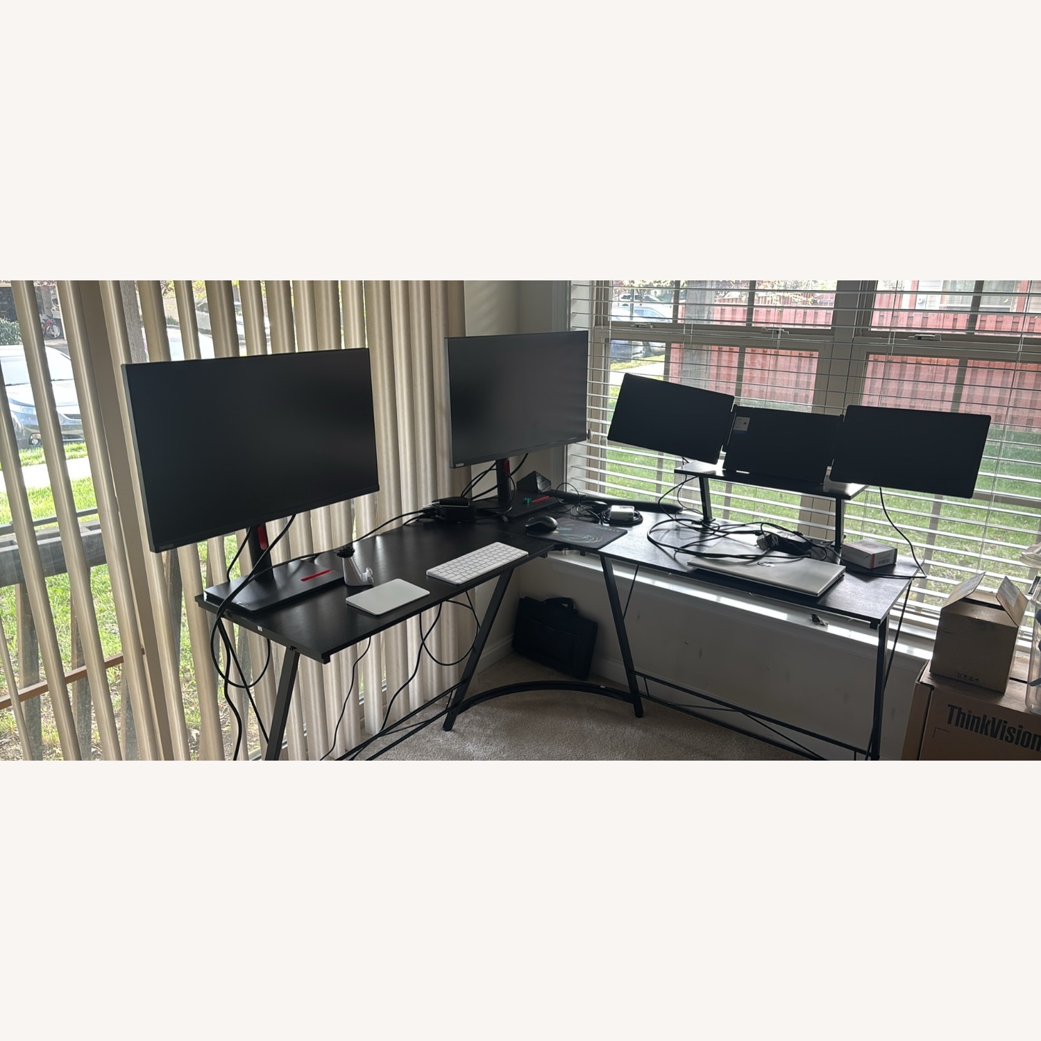 51 Inch L Shaped Gaming Table - image-1