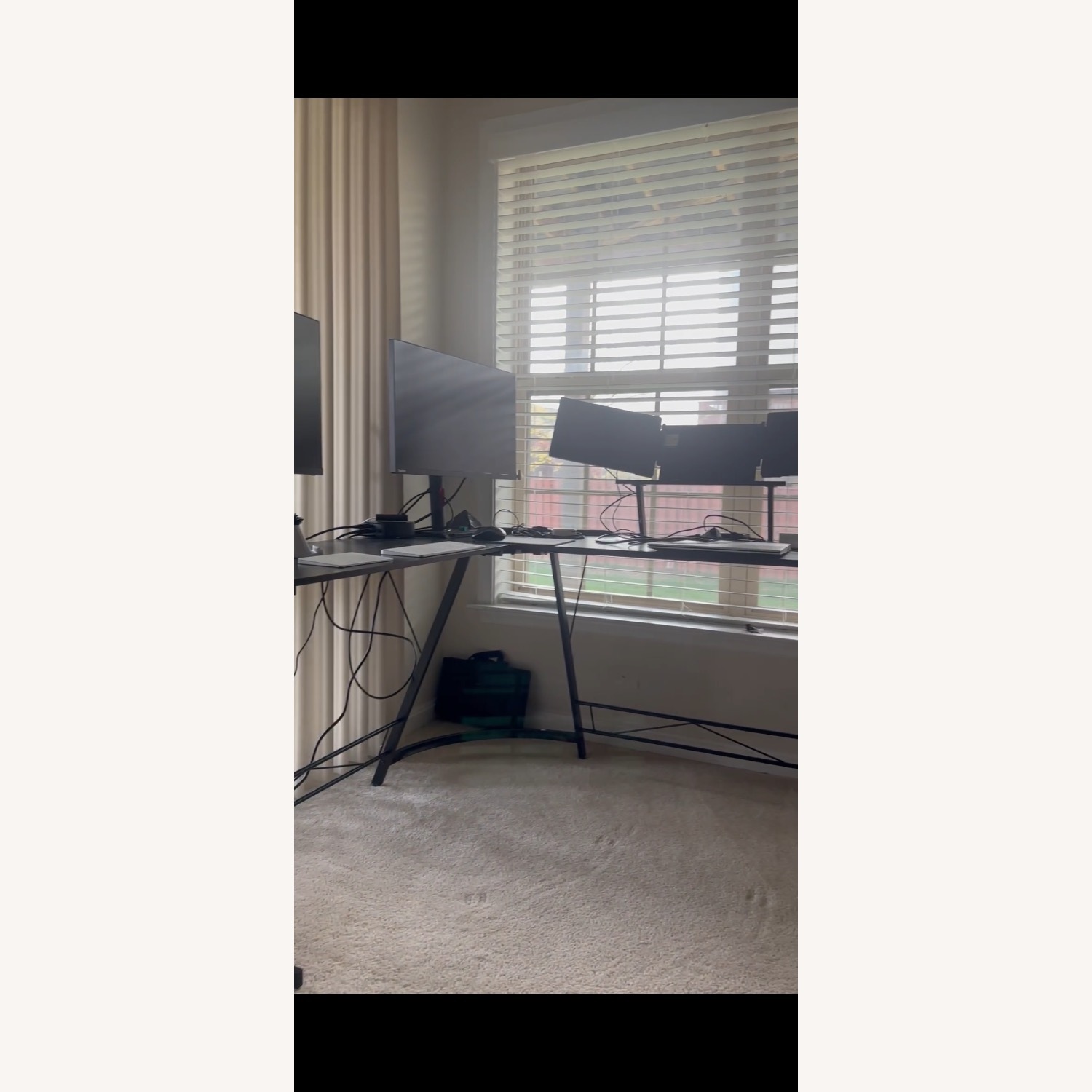 51 Inch L Shaped Gaming Table - image-3