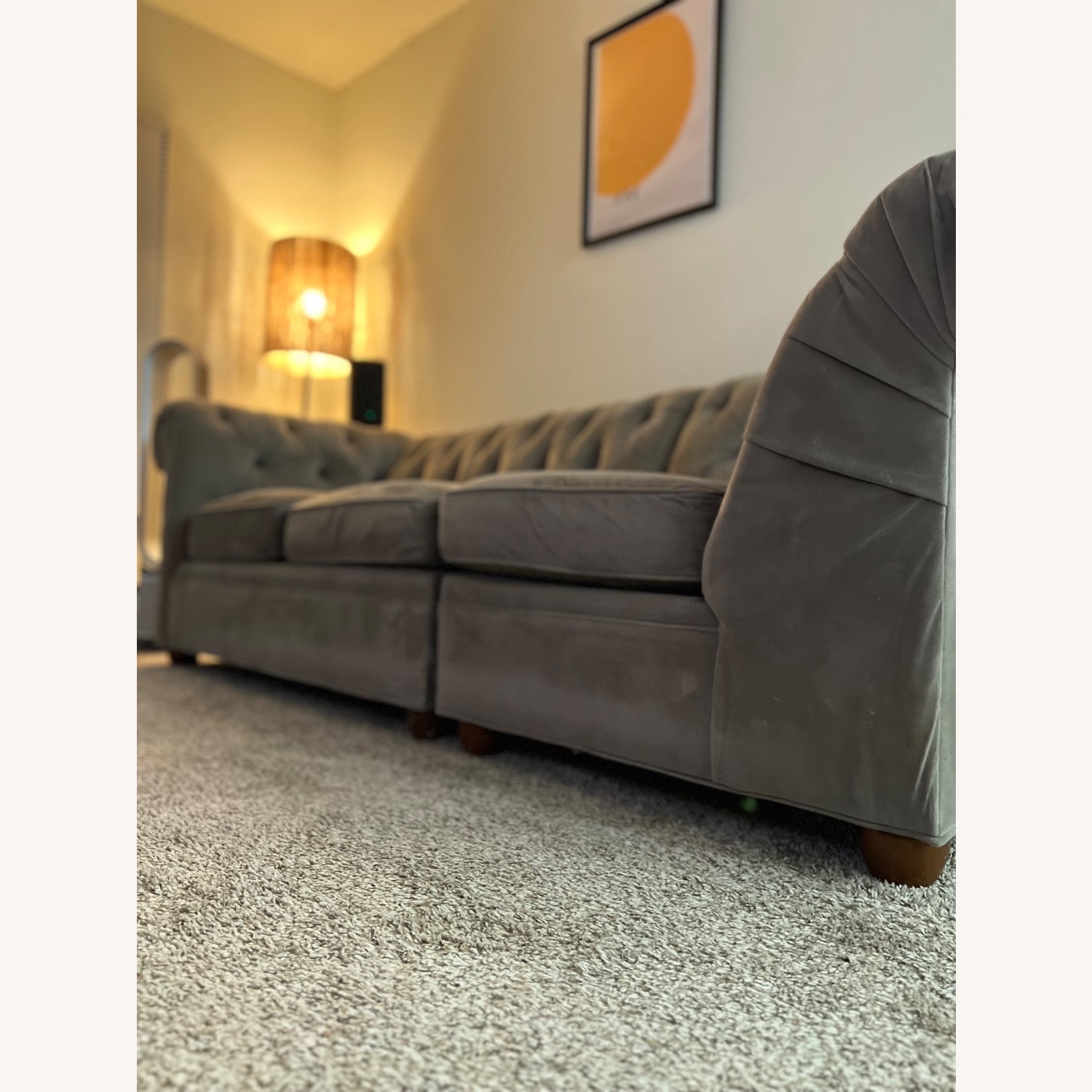 Pottery Barn Chesterfield 2 Pc Sectional Sofa - image-1