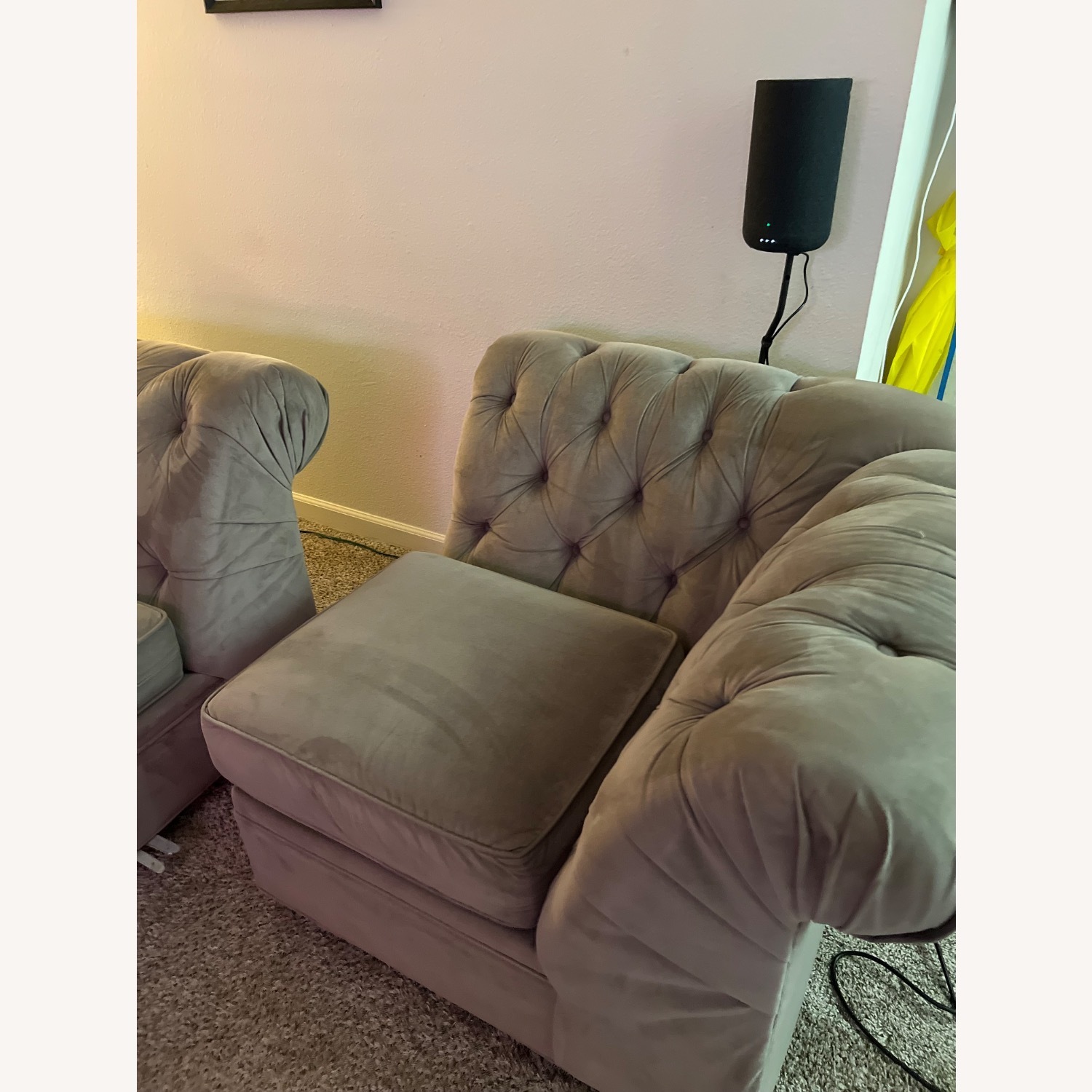 Pottery Barn Chesterfield 2 Pc Sectional Sofa - image-7