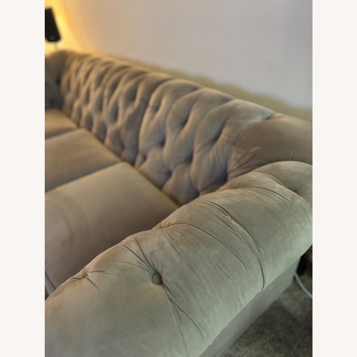 Pottery Barn Chesterfield 2 Pc Sectional Sofa - image-3