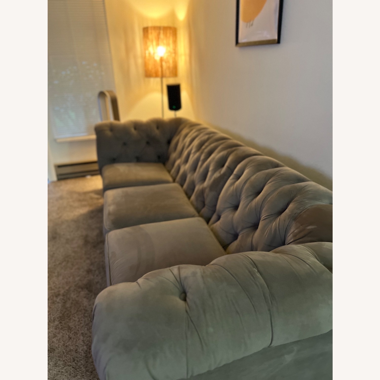 Pottery Barn Chesterfield 2 Pc Sectional Sofa - image-9