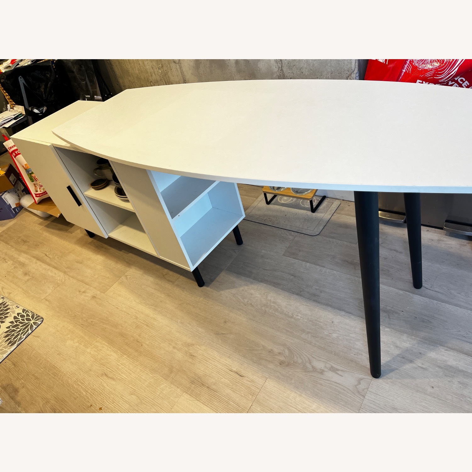 Wood Kitchen Island With Storage  - image-1