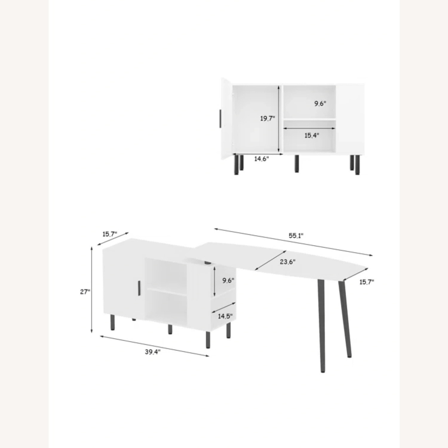 Wood Kitchen Island With Storage  - image-3