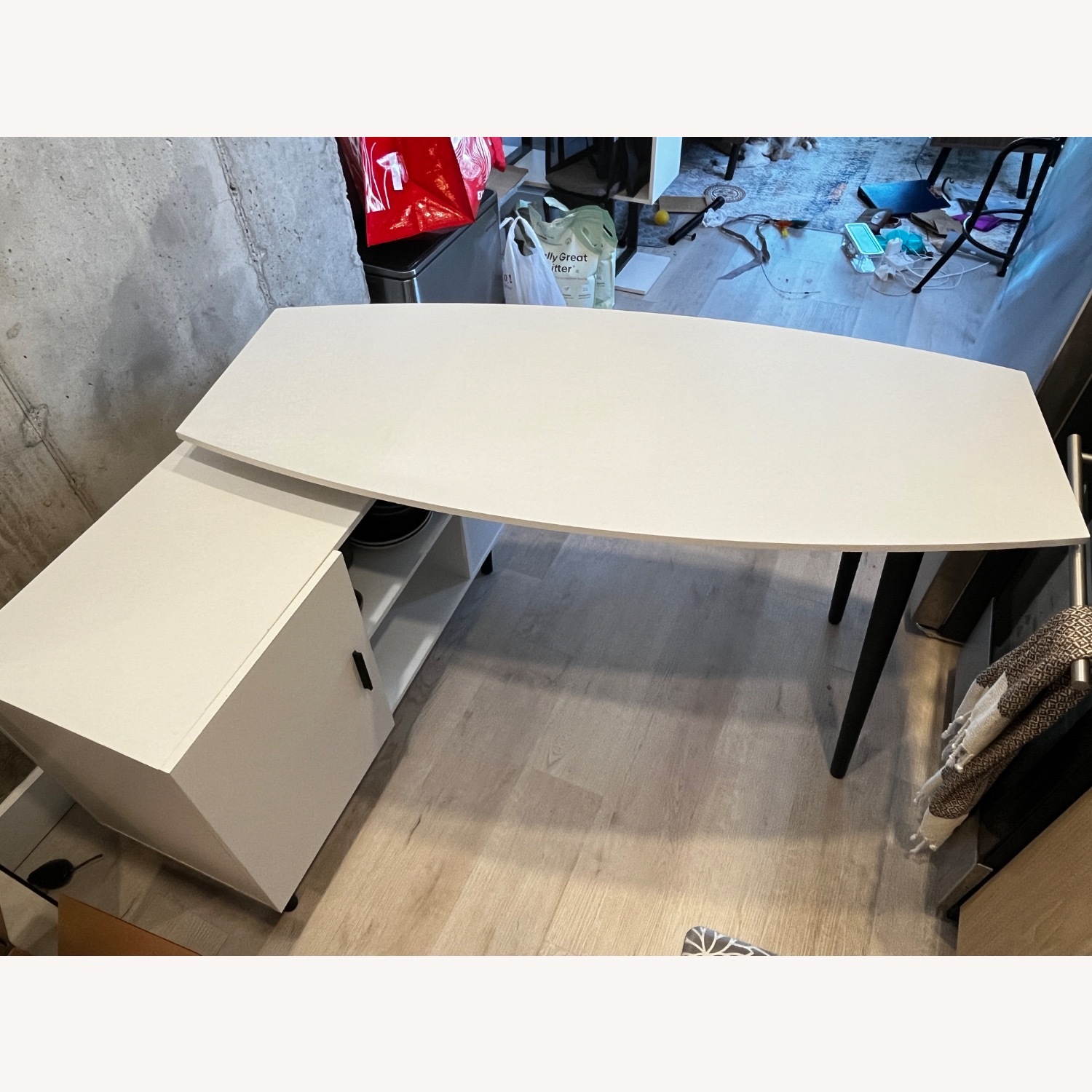 Wood Kitchen Island With Storage  - image-2