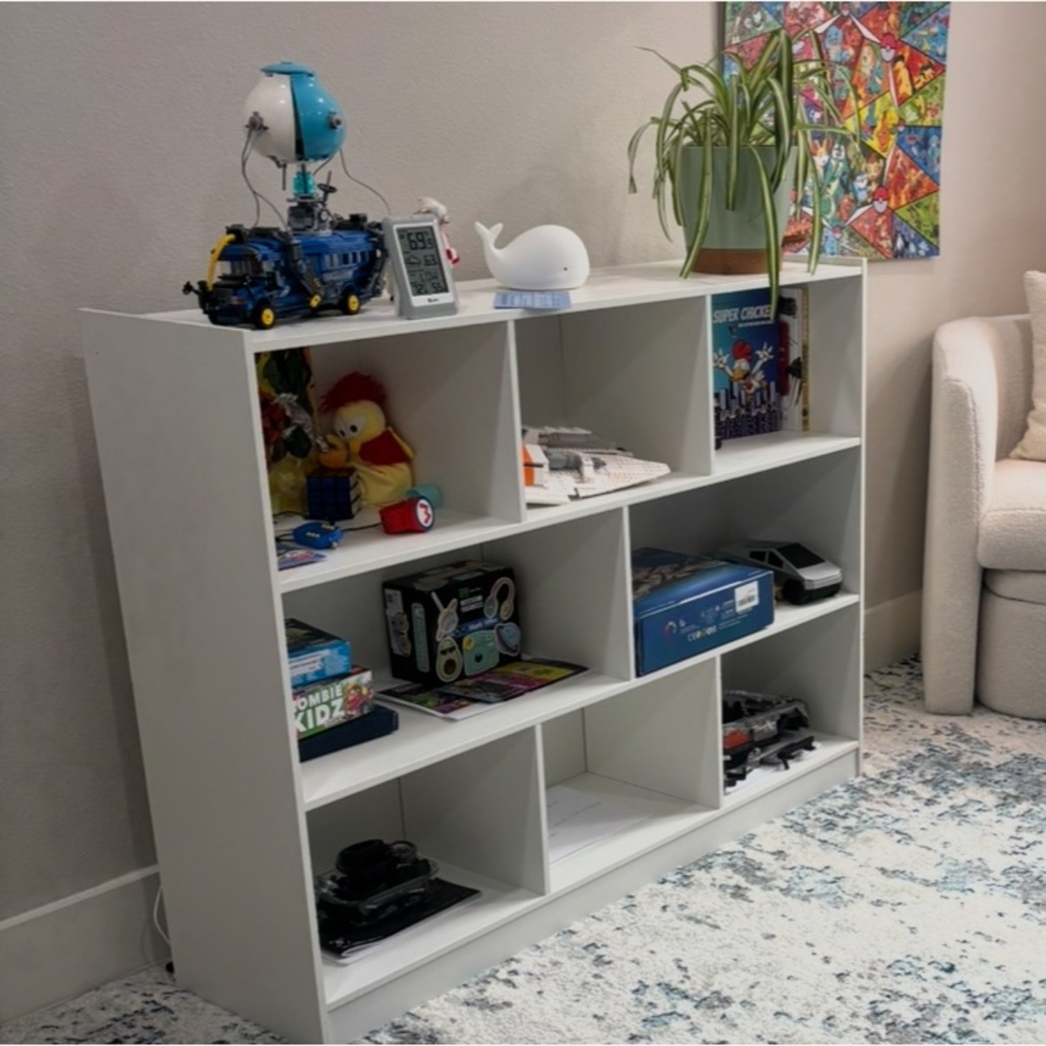 Living Spaces 8 Cube Bookcase - image-3