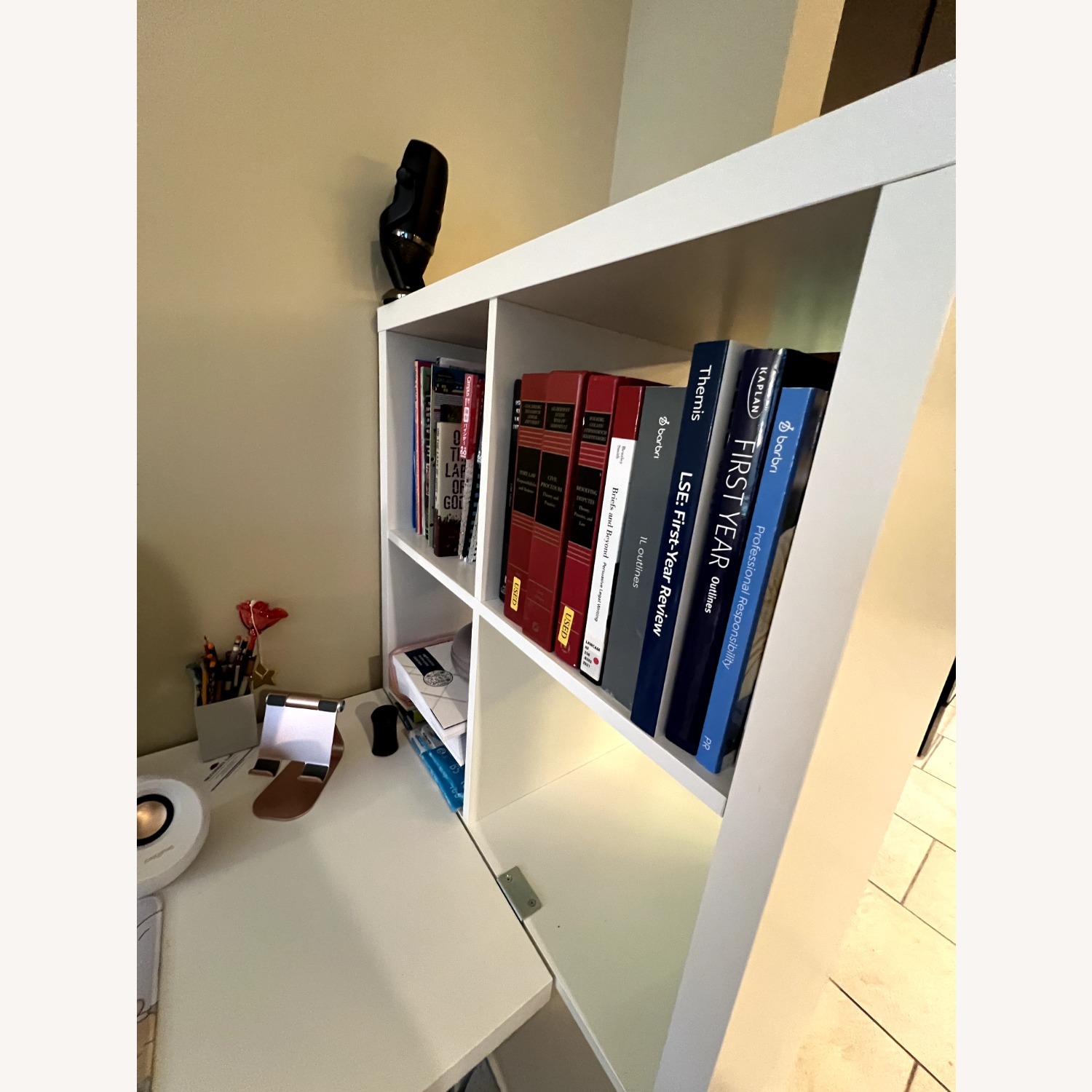 IKEA Desk W Attached Bookshelf - image-5