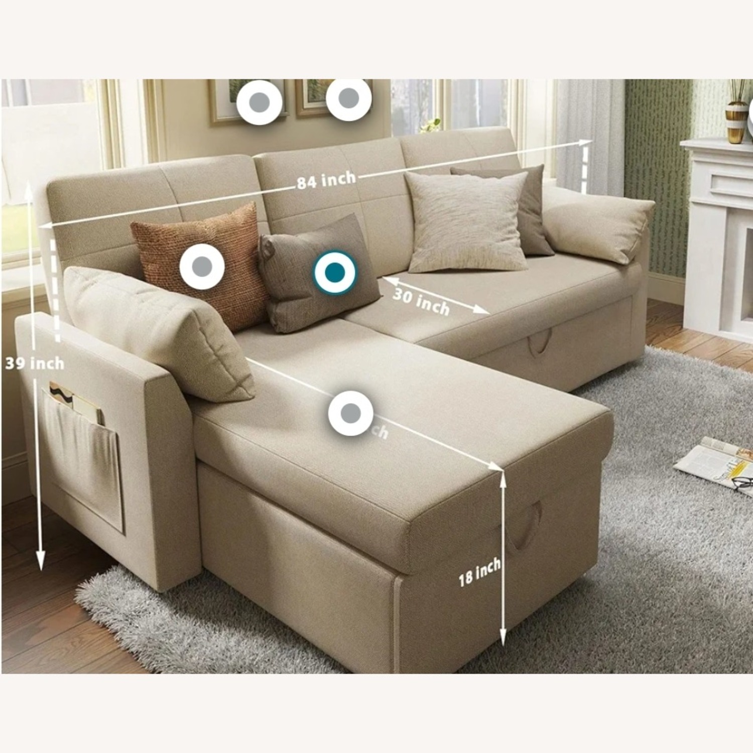 Sleeper Sofa - image-3