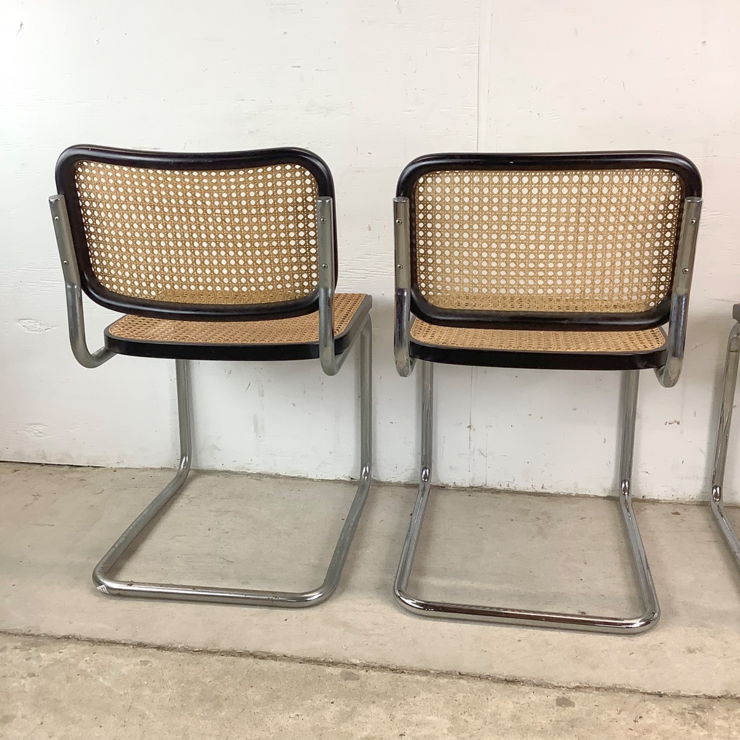 Vintage Cesca Style Dining Chairs- Set 4 - image-9