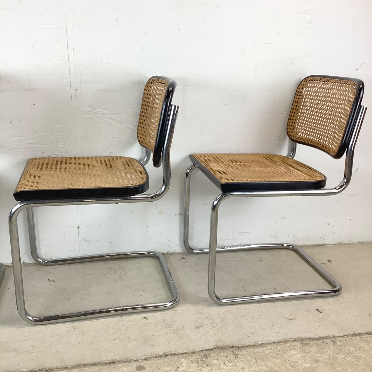 Vintage Cesca Style Dining Chairs- Set 4 - image-8