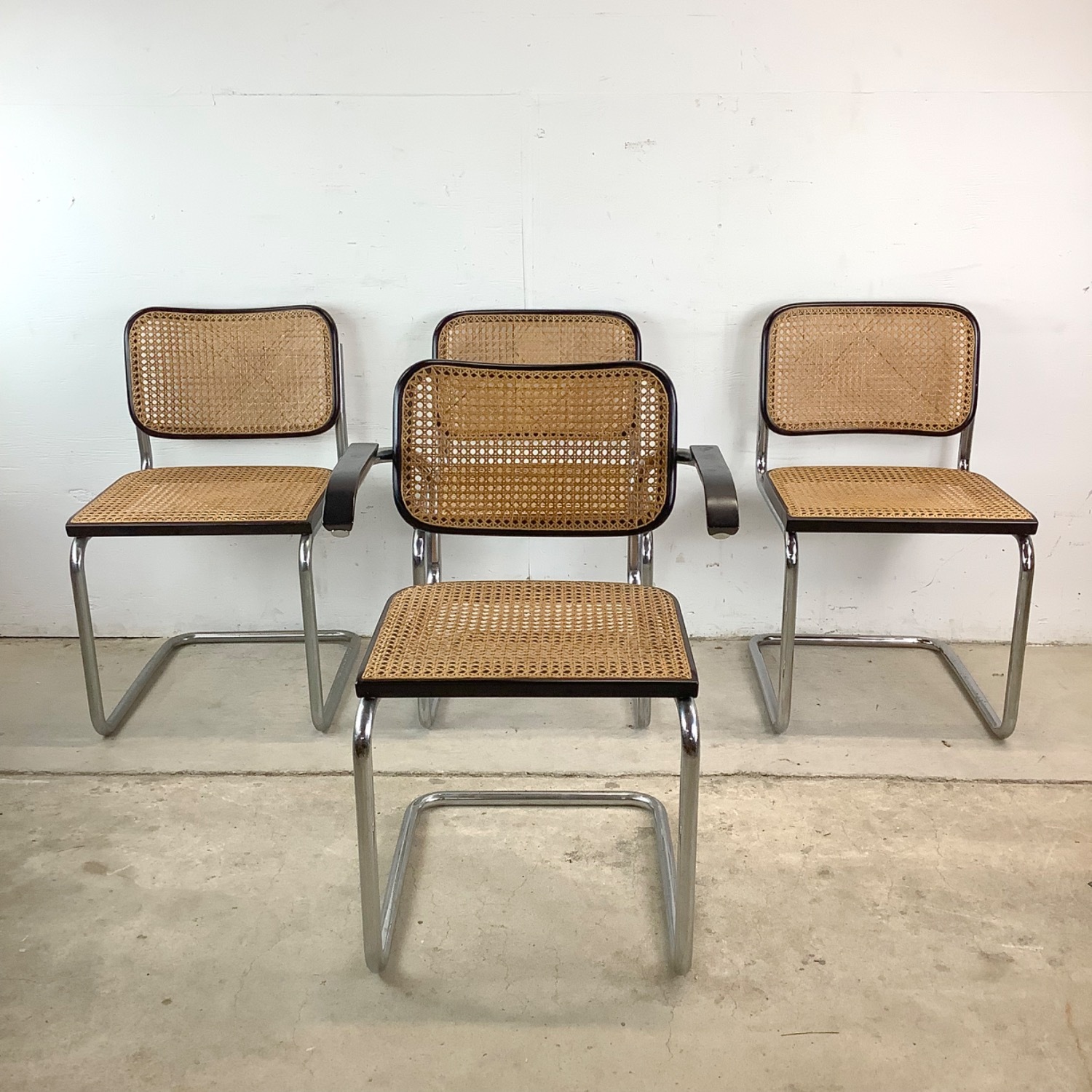 Vintage Cesca Style Dining Chairs- Set 4 - image-19