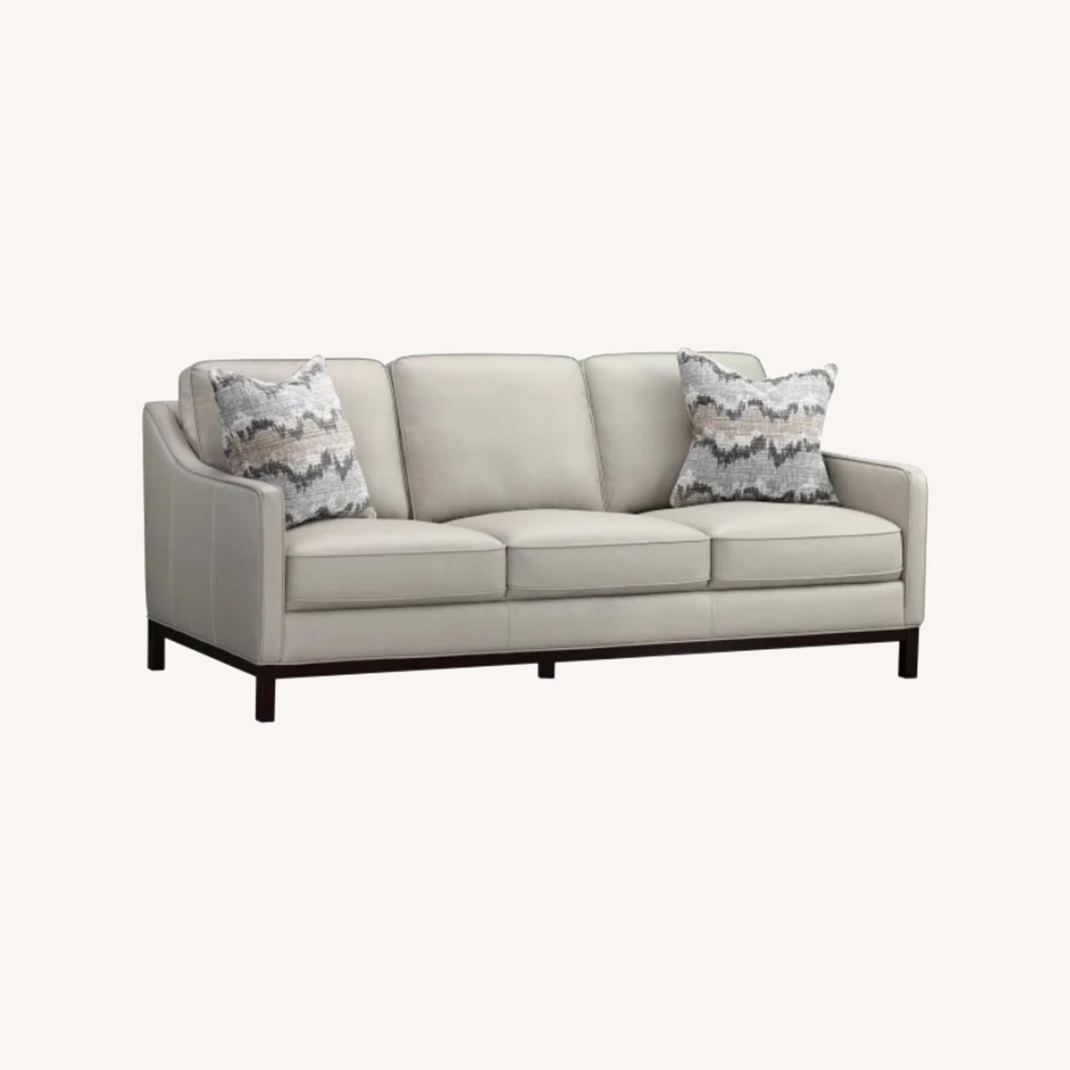 Costsco Consie Leather Sofa - image-0