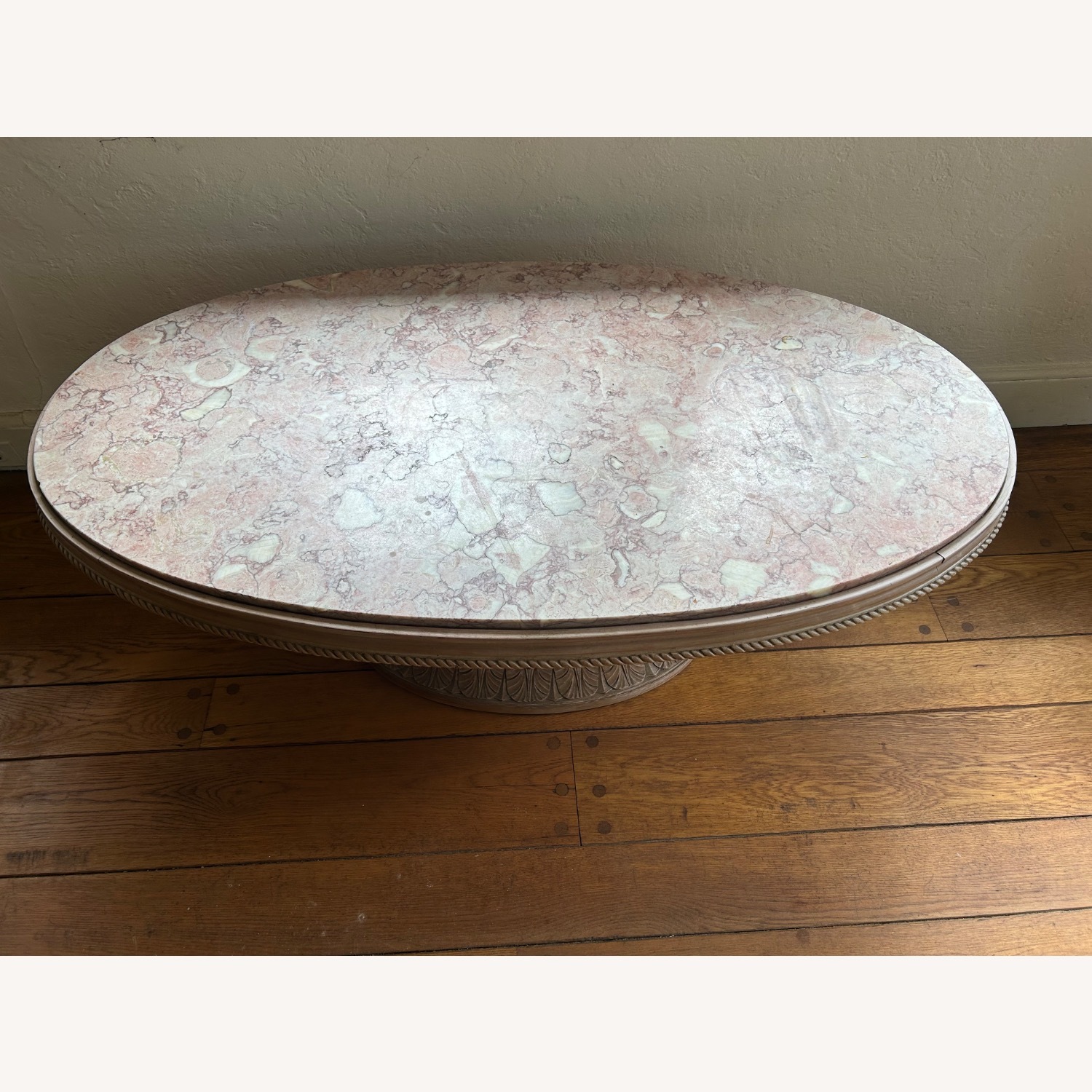 Marble Wood Coffee Table - image-3