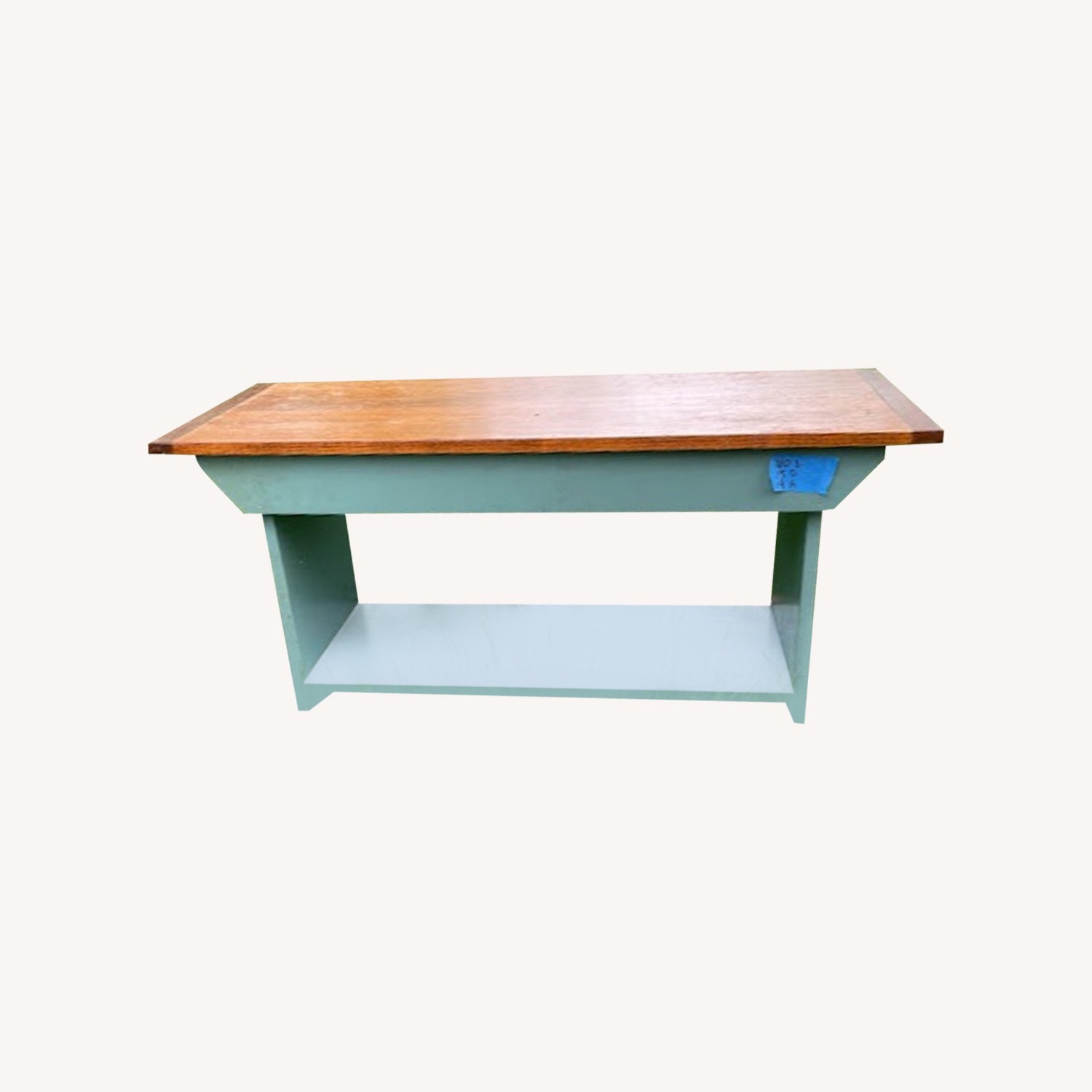 Bright Vintage Wooden Bench - image-0