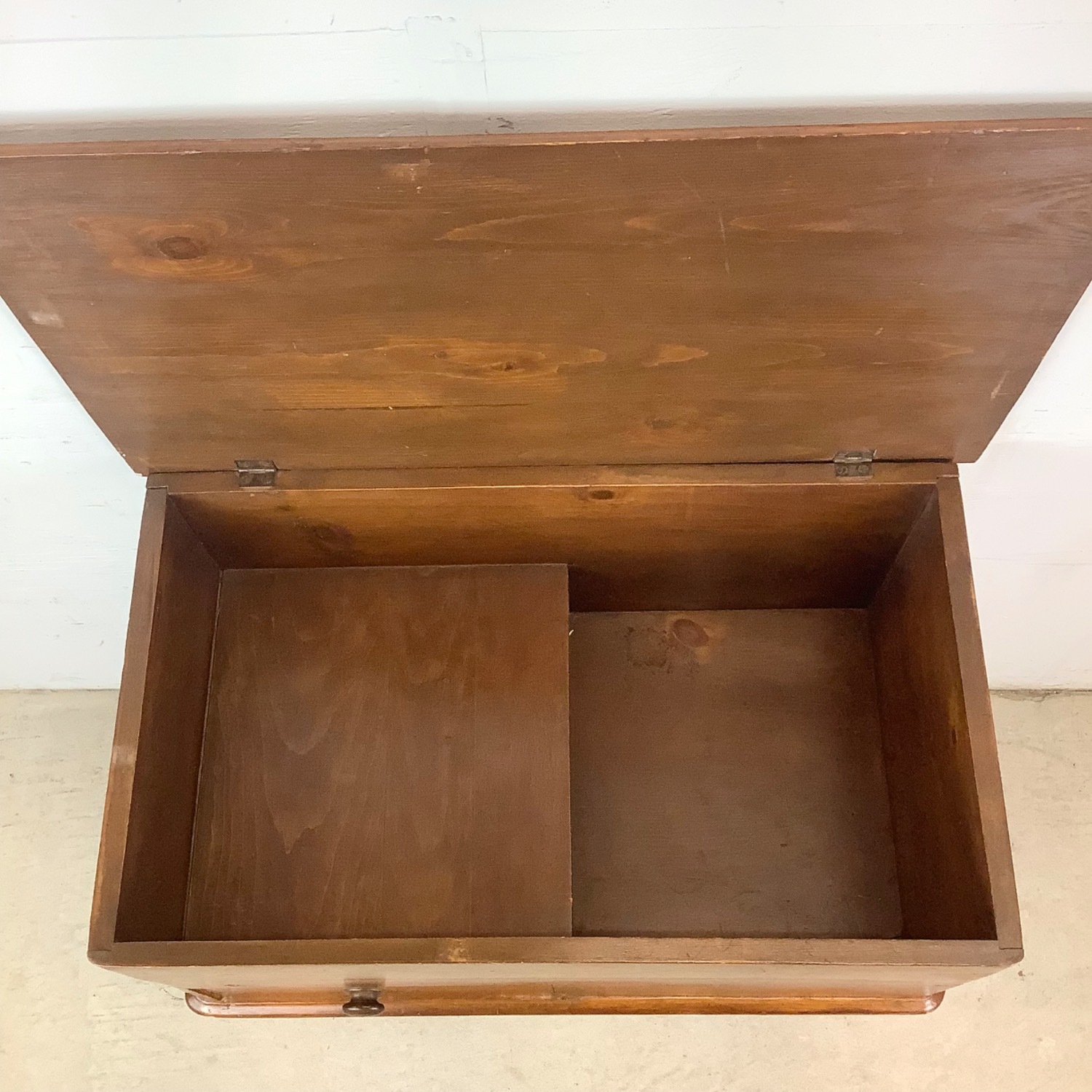 19th C. Colonial Dry Sink Cabinet - image-12
