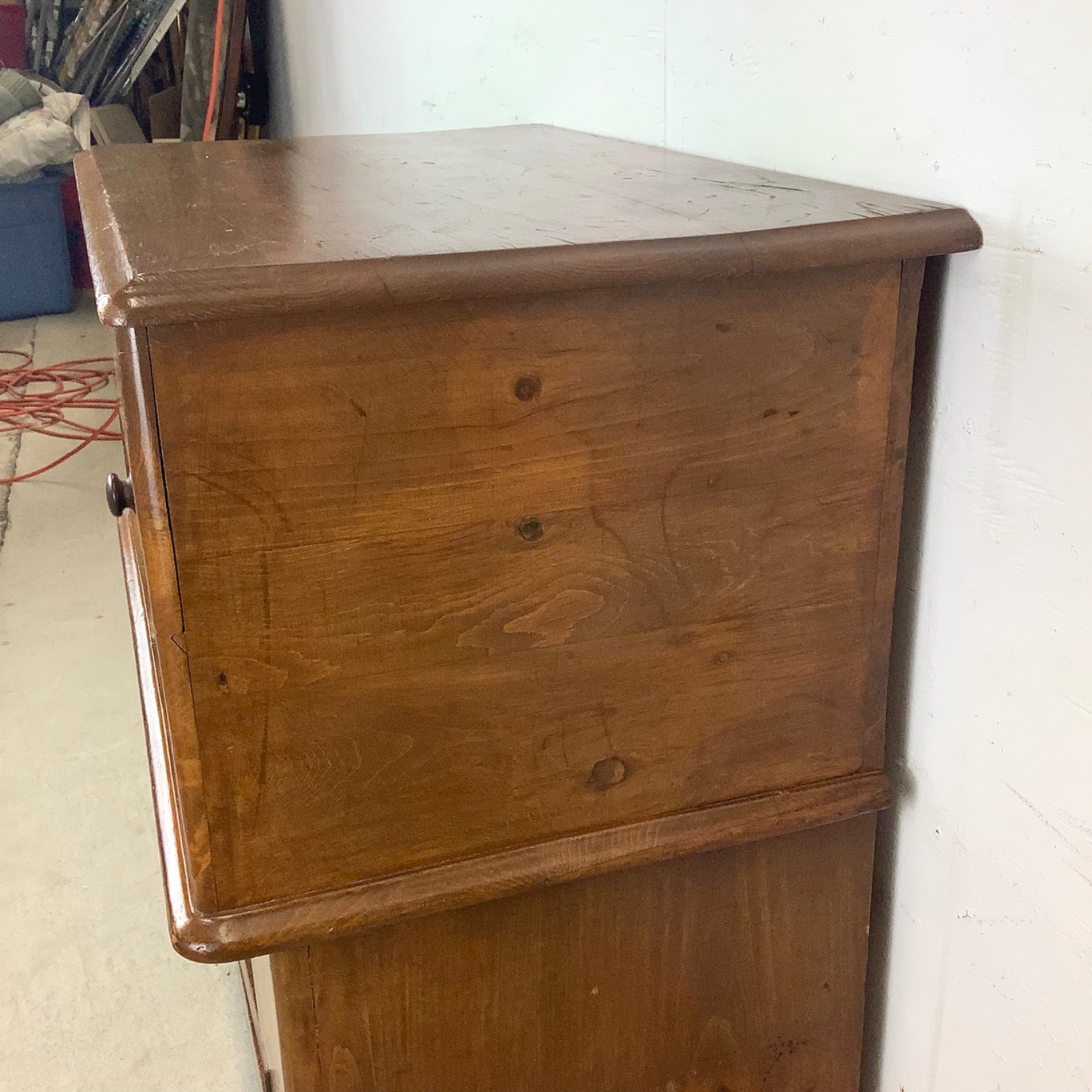 19th C. Colonial Dry Sink Cabinet - image-10
