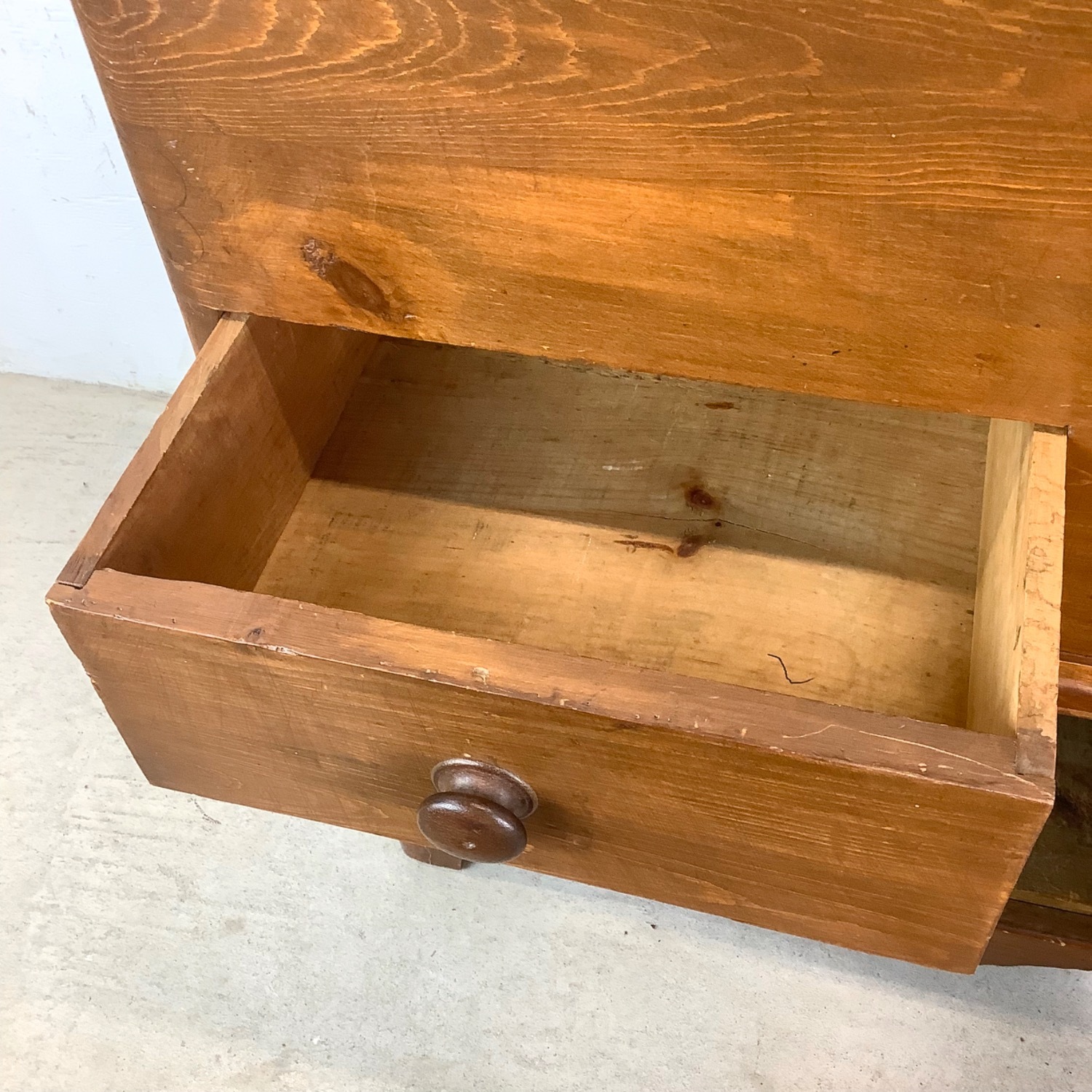 19th C. Colonial Dry Sink Cabinet - image-14