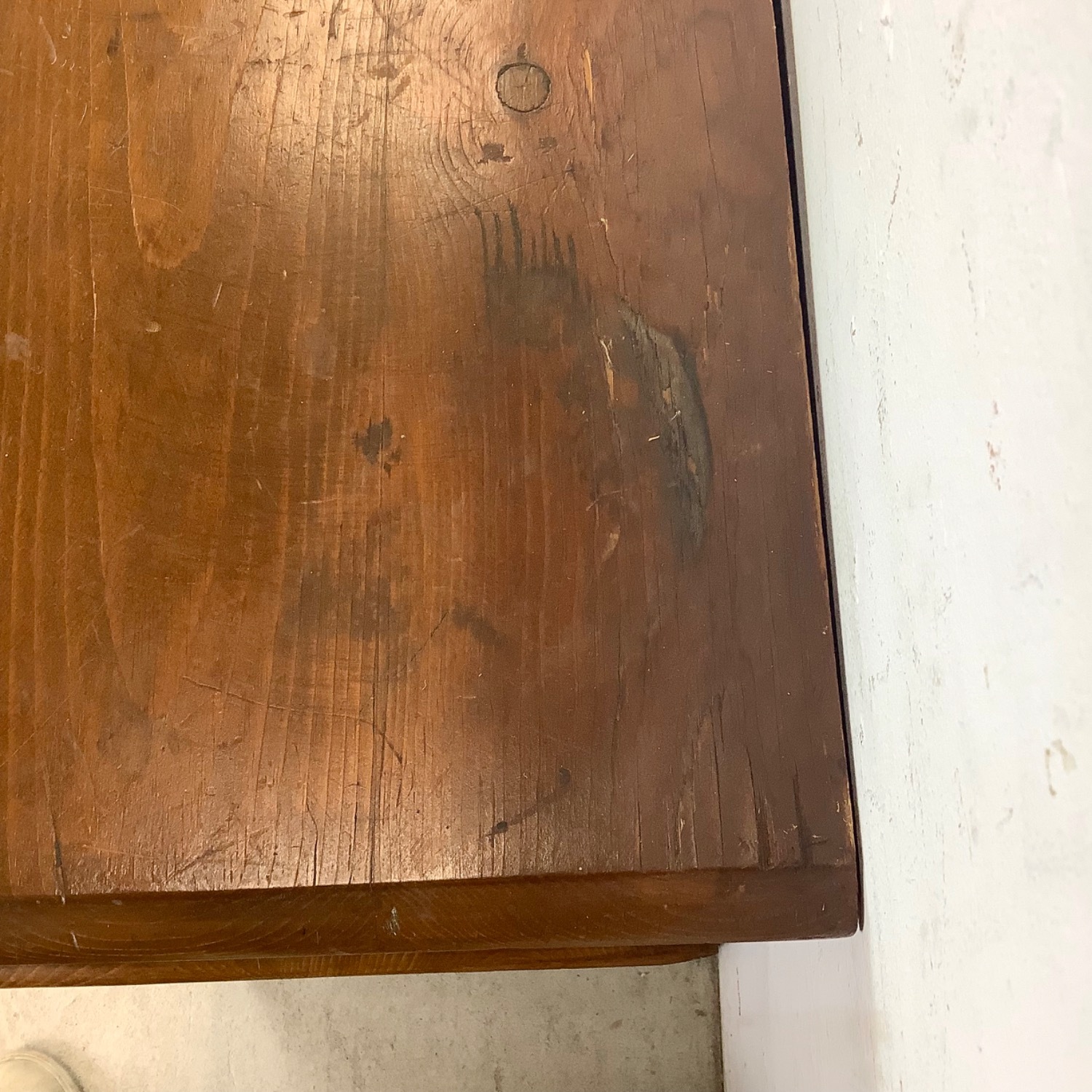 19th C. Colonial Dry Sink Cabinet - image-17