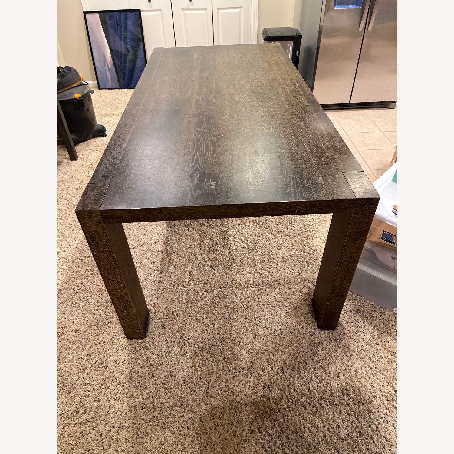 Arhaus Rustic/Weathered Look Dining Table - image-1