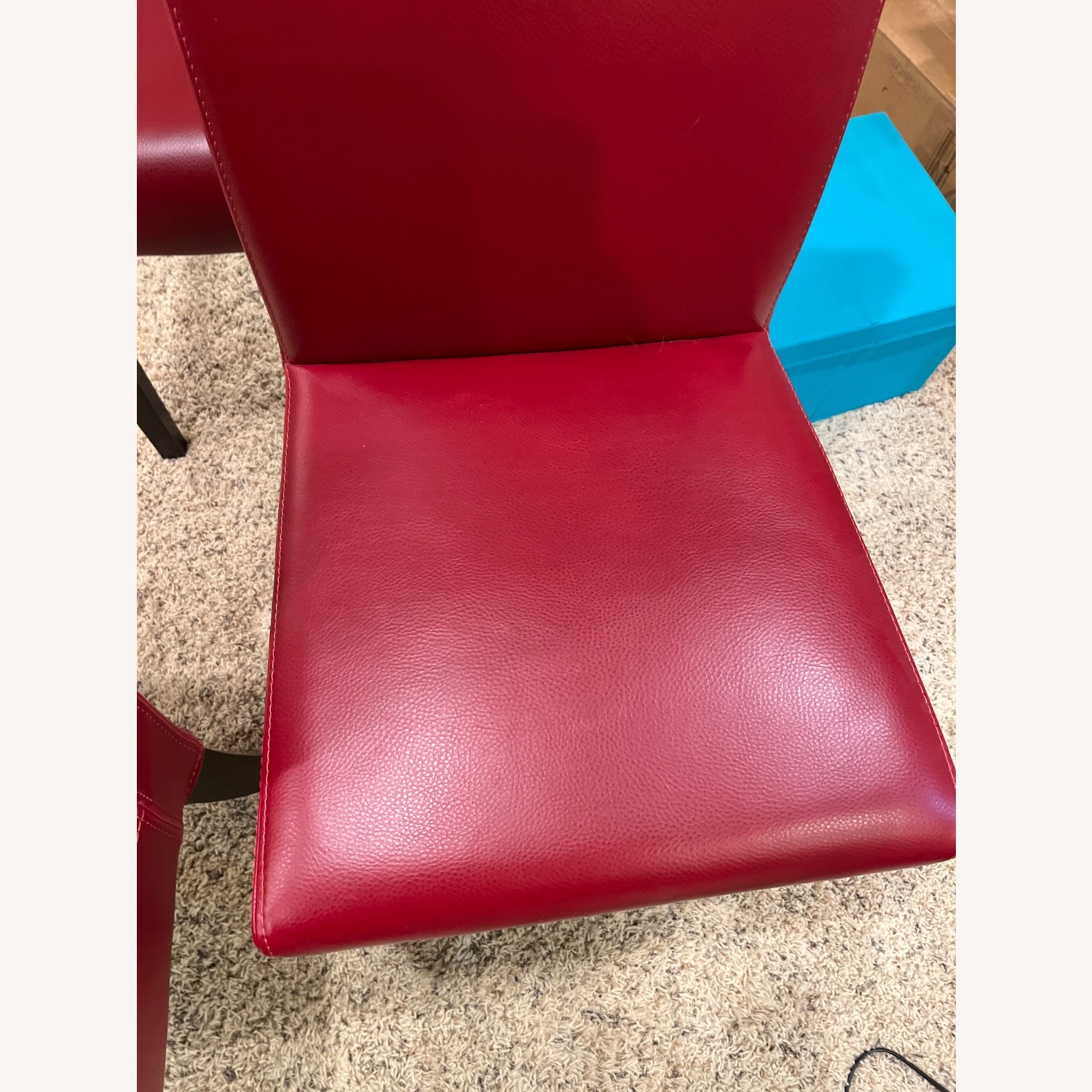 Lowe Leather Dining Chairs - image-3