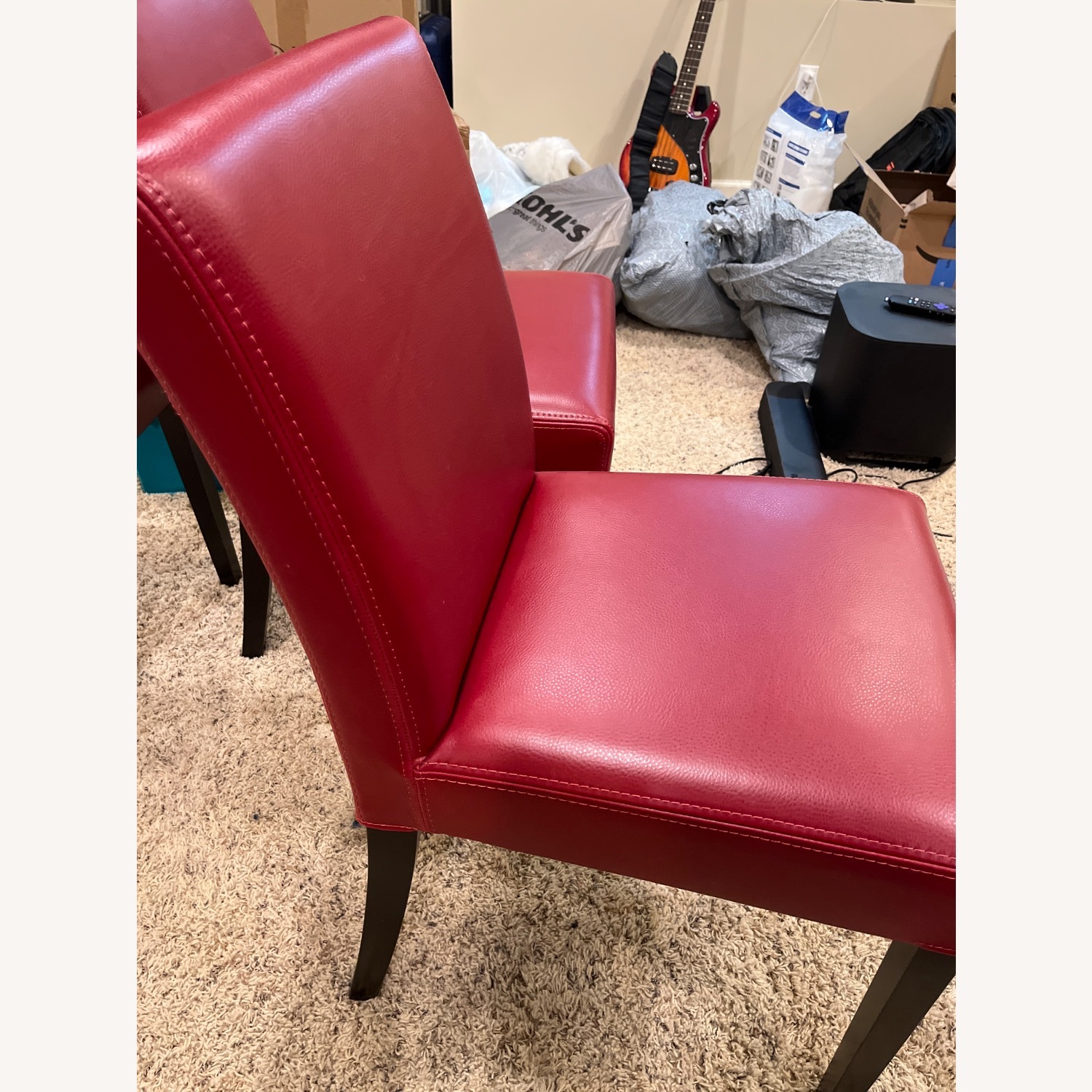 Lowe Leather Dining Chairs - image-2