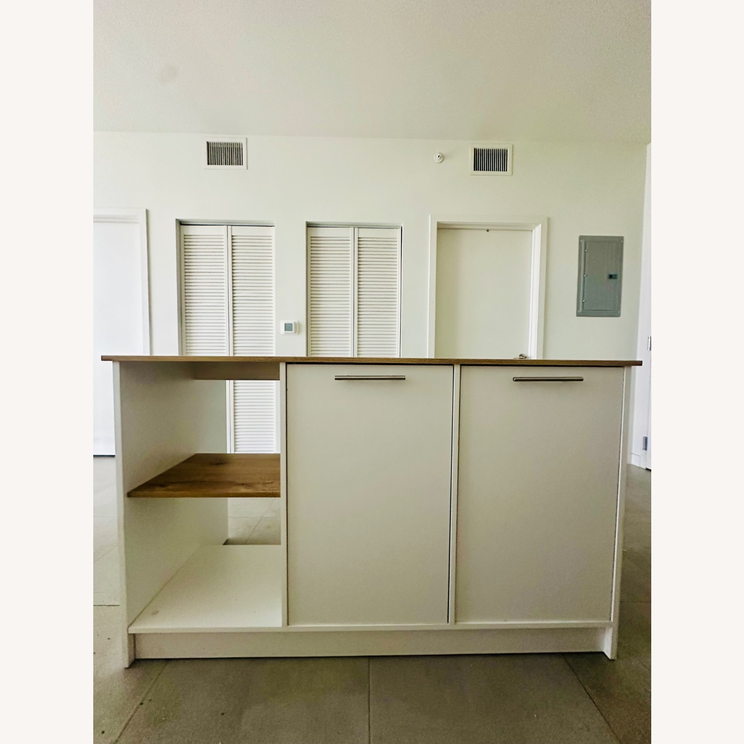 Wayfair Ginger White and Beige Kitchen Island - image-2