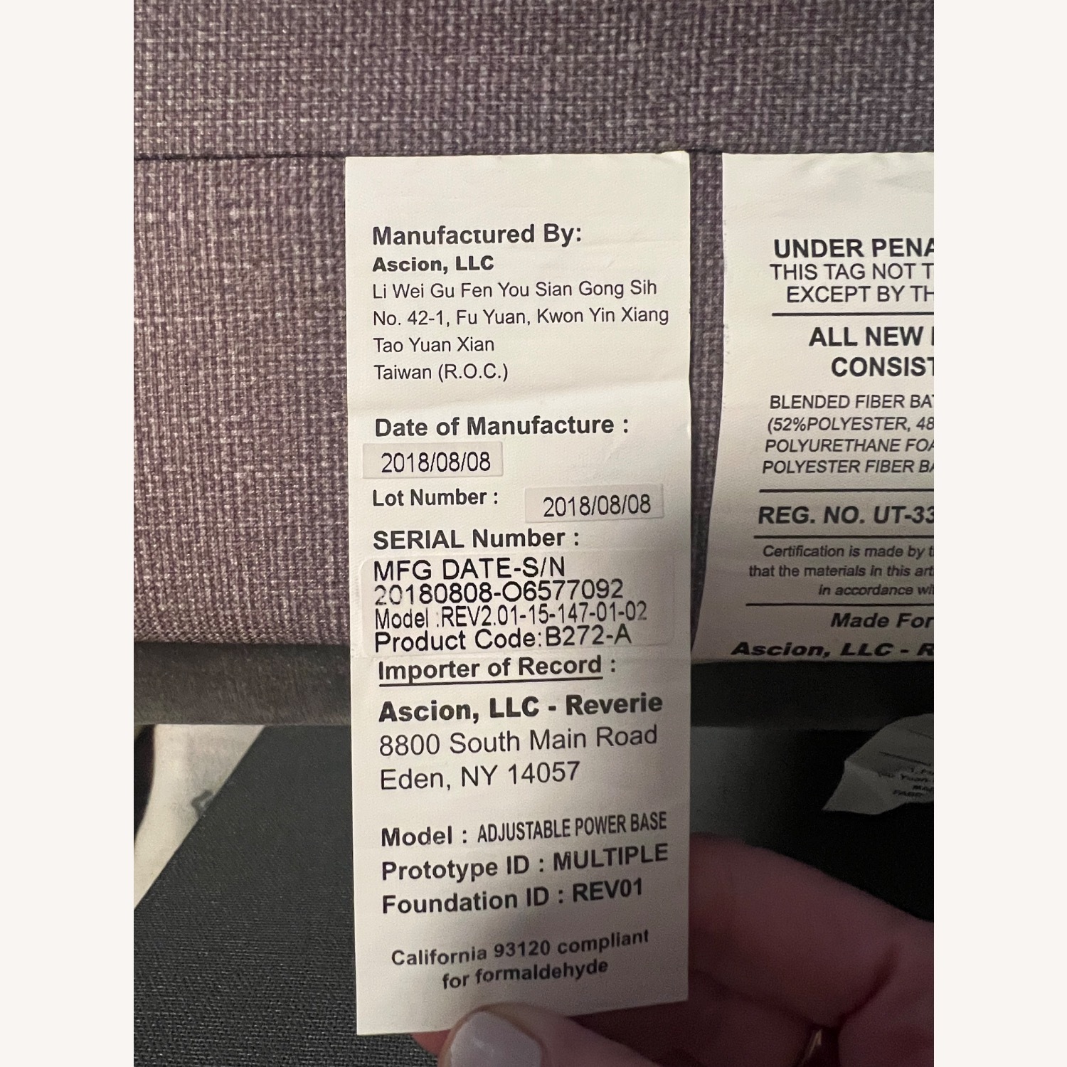 Purple Premium Adjustable SmartBase - image-3