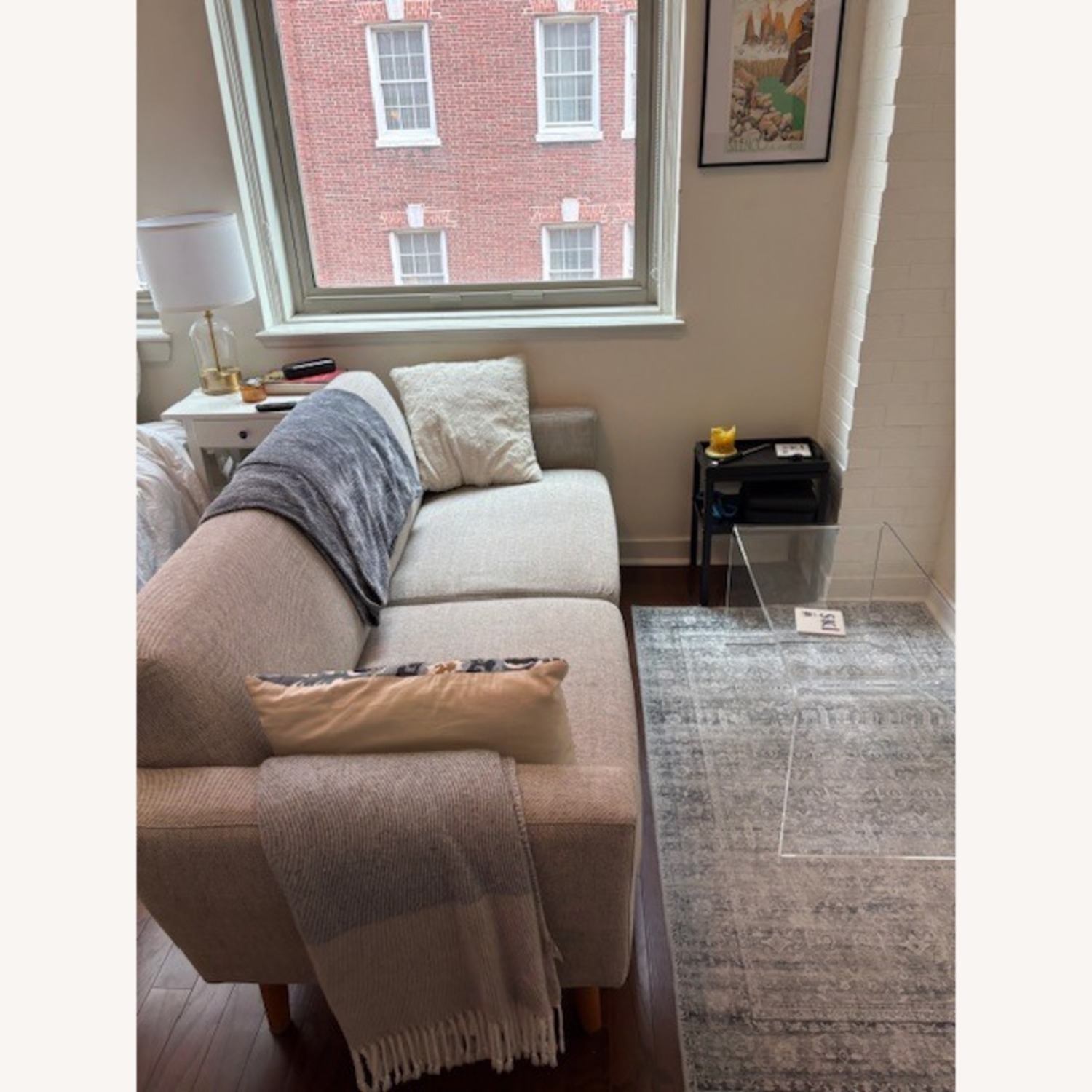 West Elm Oliver Sofa (Twill/Dove) - image-2