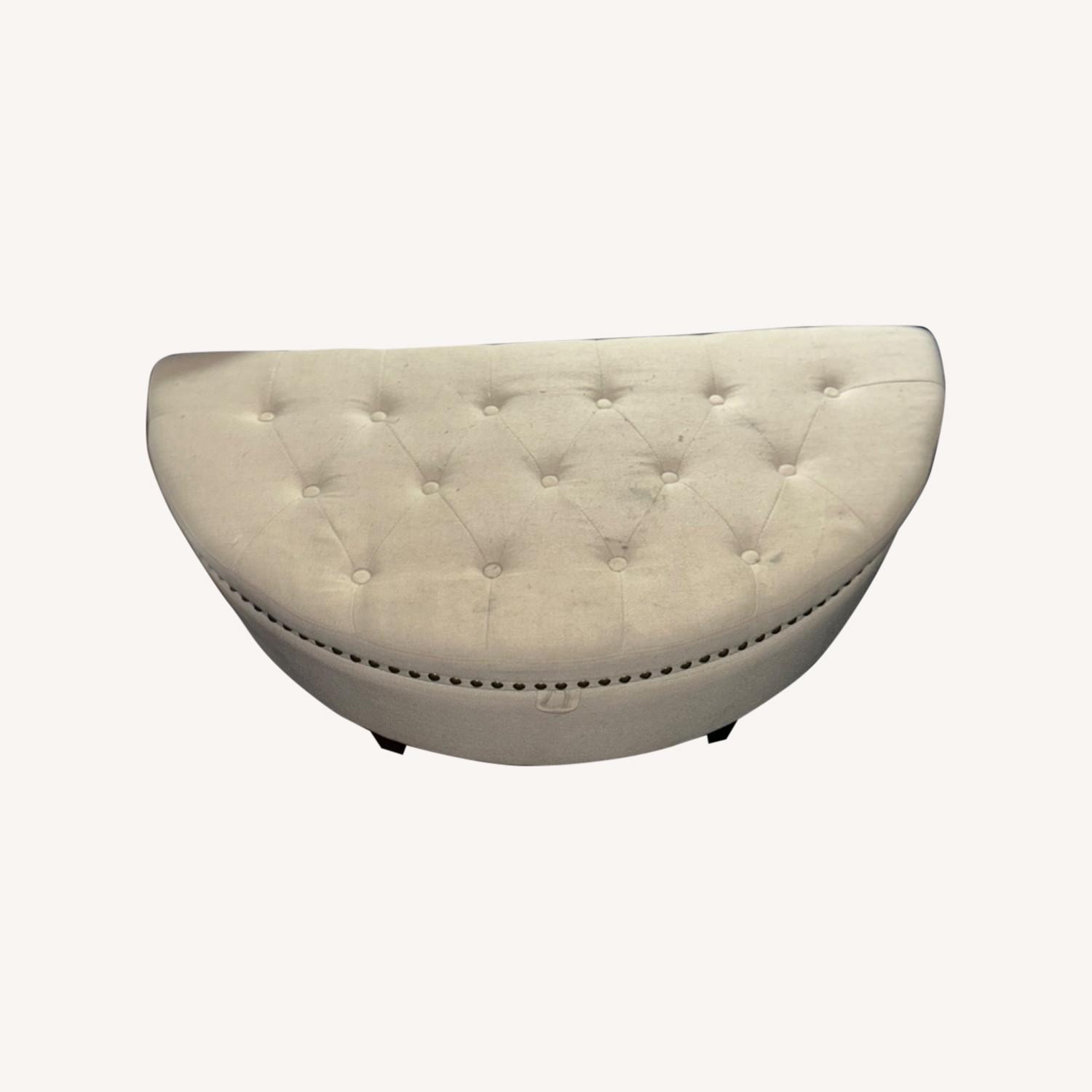 White Ottoman - image-0