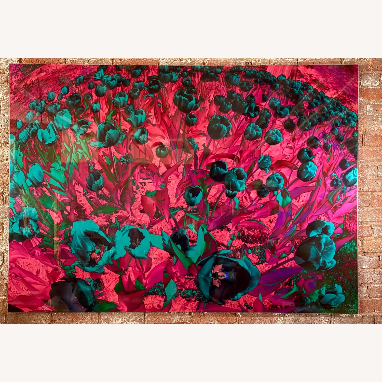 Pair of Large Isack Kousnsky Photos on Aluminum - image-2