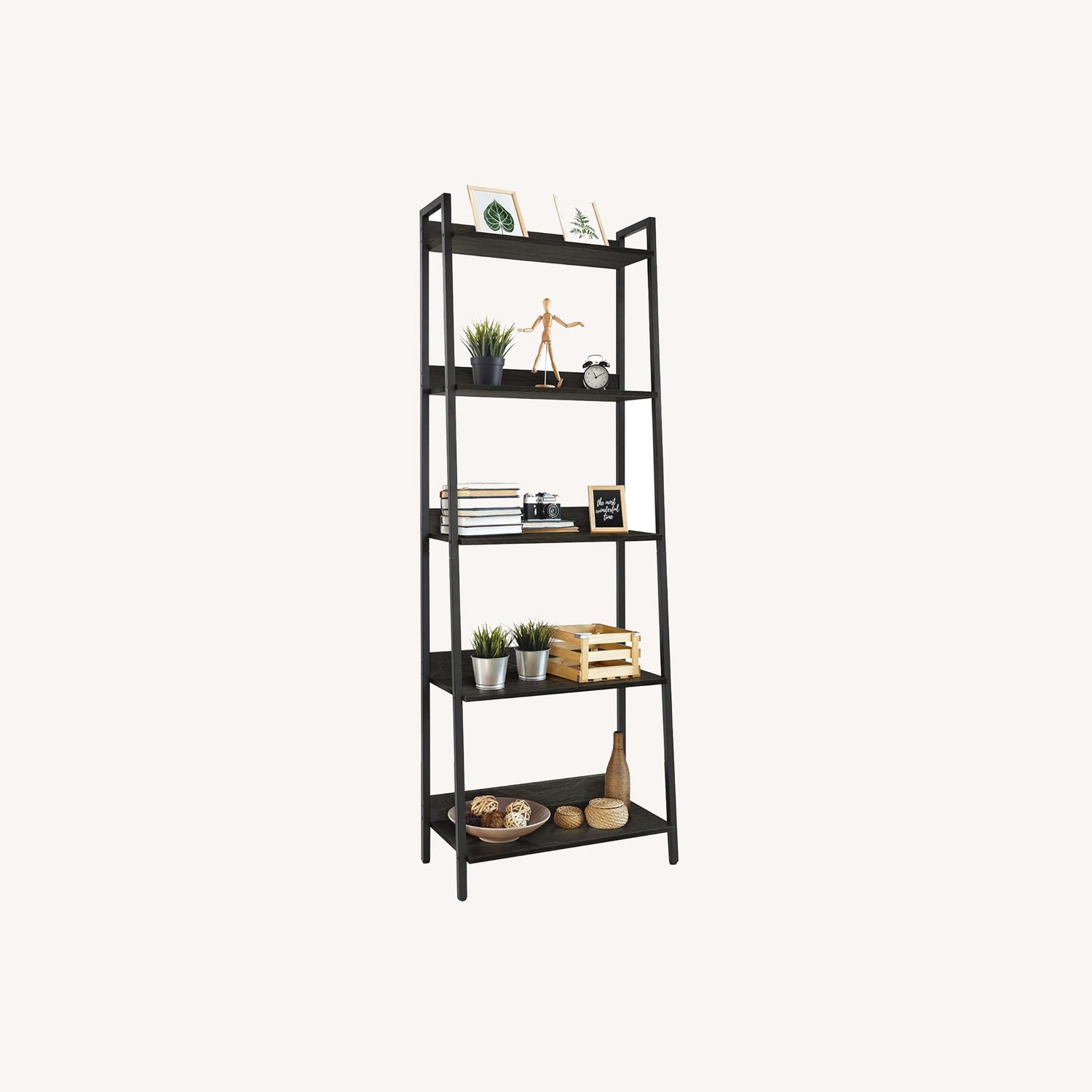 Amazon Caphaus 5 Tier Ladder Bookshelf - image-0