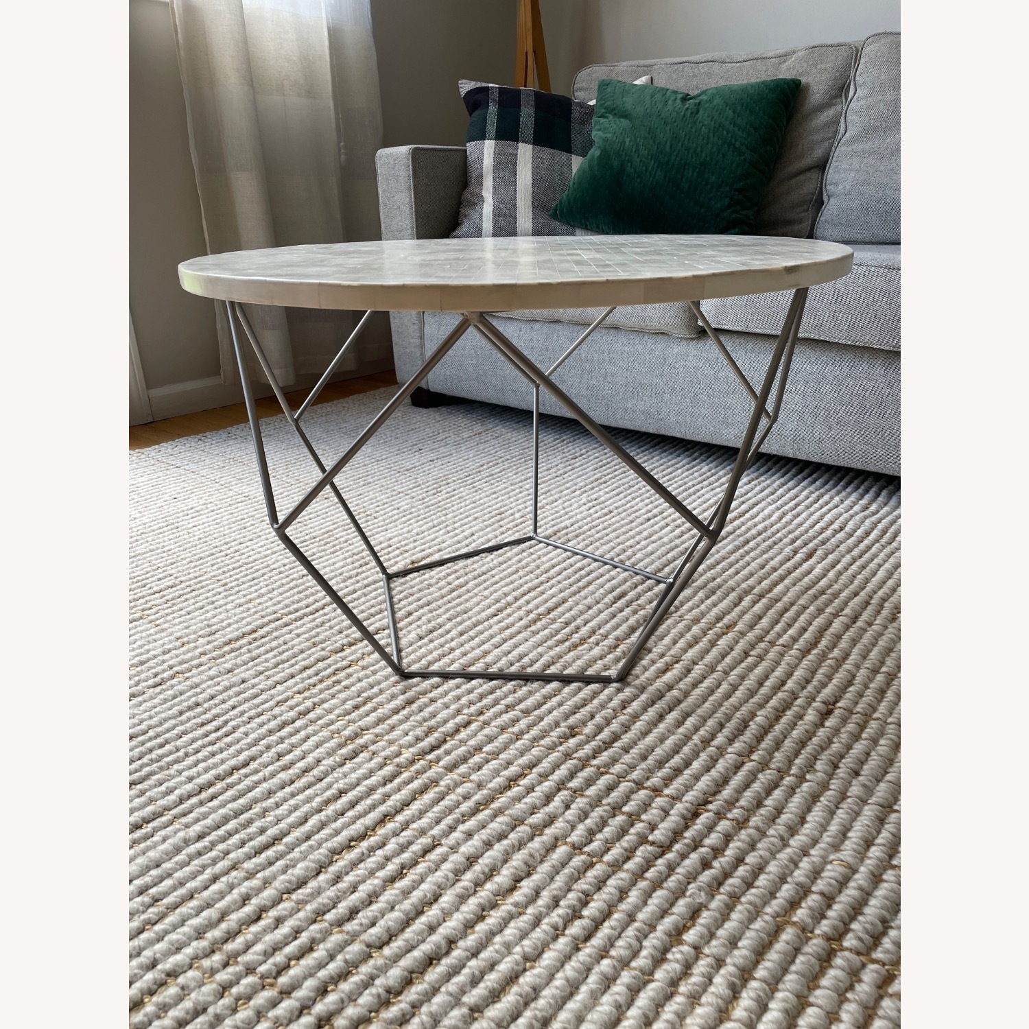 West Elm Origami Bone Inlay Coffee Table - image-3
