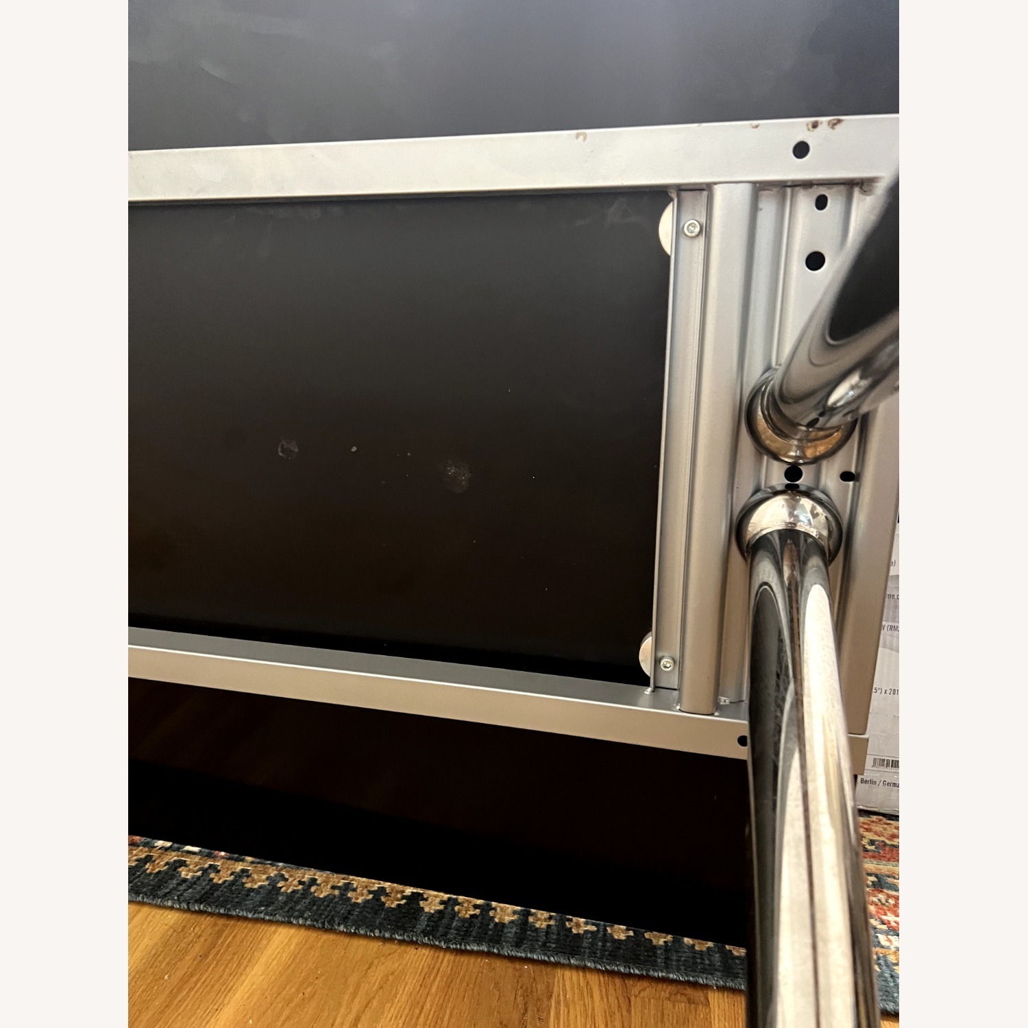 IKEA Galant Black Glass Desk - image-8
