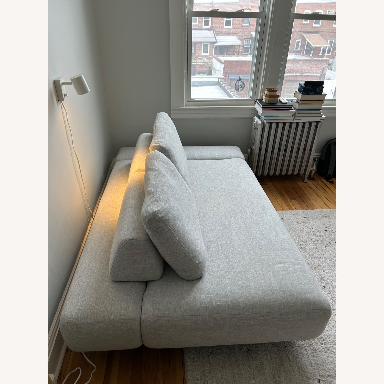 Article Divan Mist Gray Right Chaise Lounge - image-3