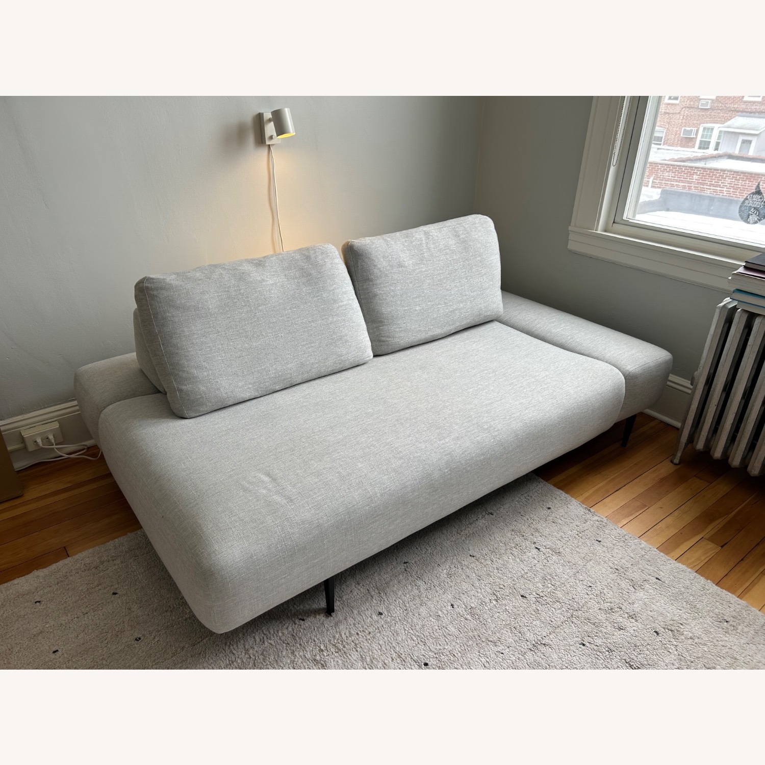 Article Divan Mist Gray Right Chaise Lounge - image-2