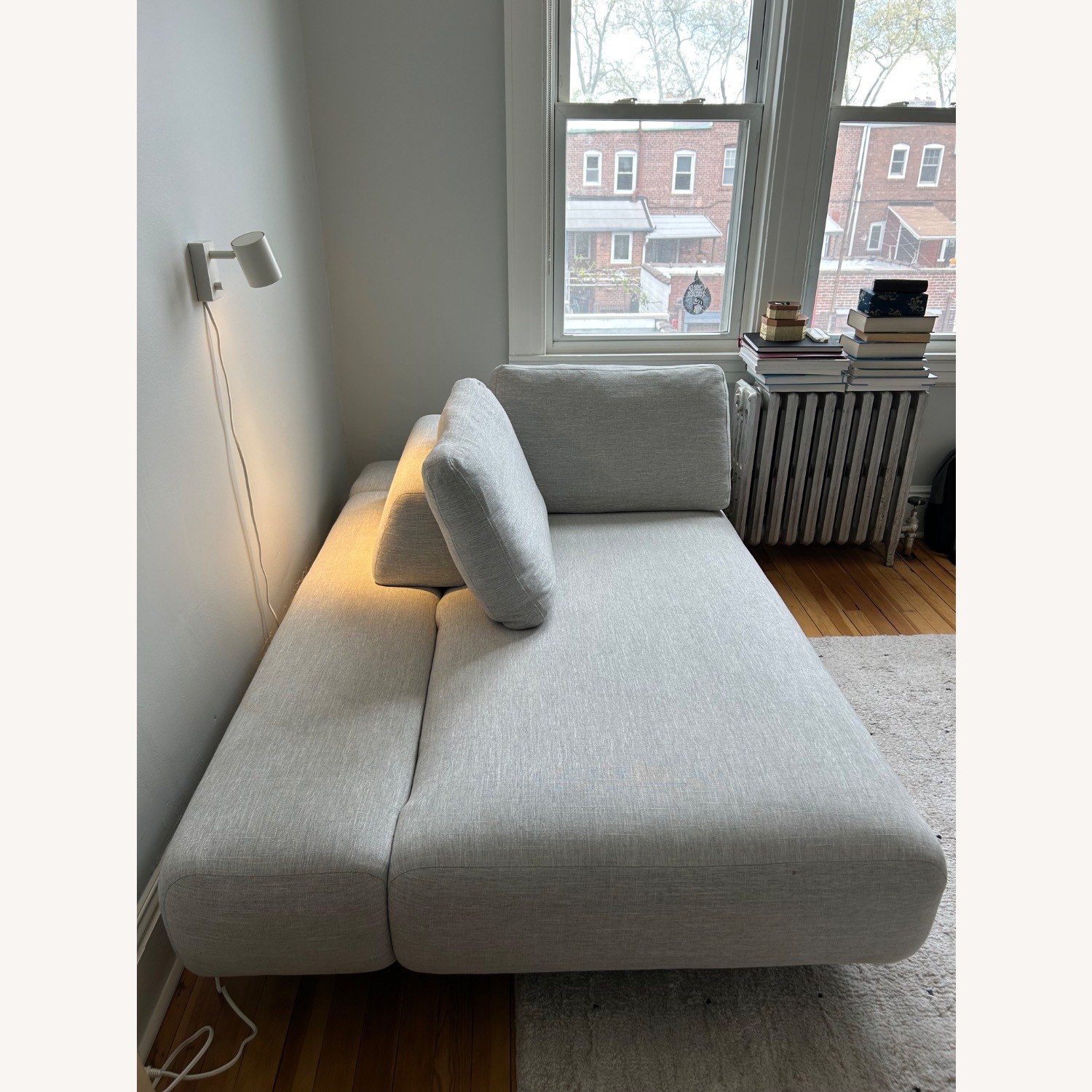 Article Divan Mist Gray Right Chaise Lounge - image-5