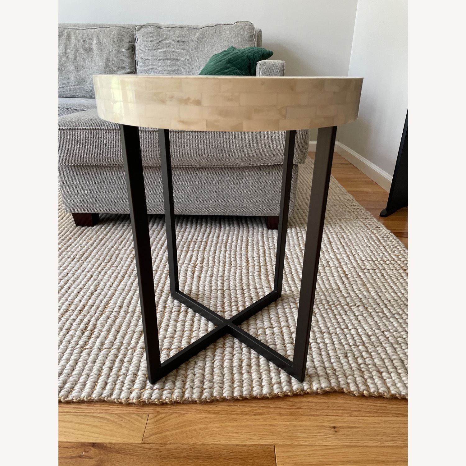 West Elm Bone Inlay Side Table - image-3