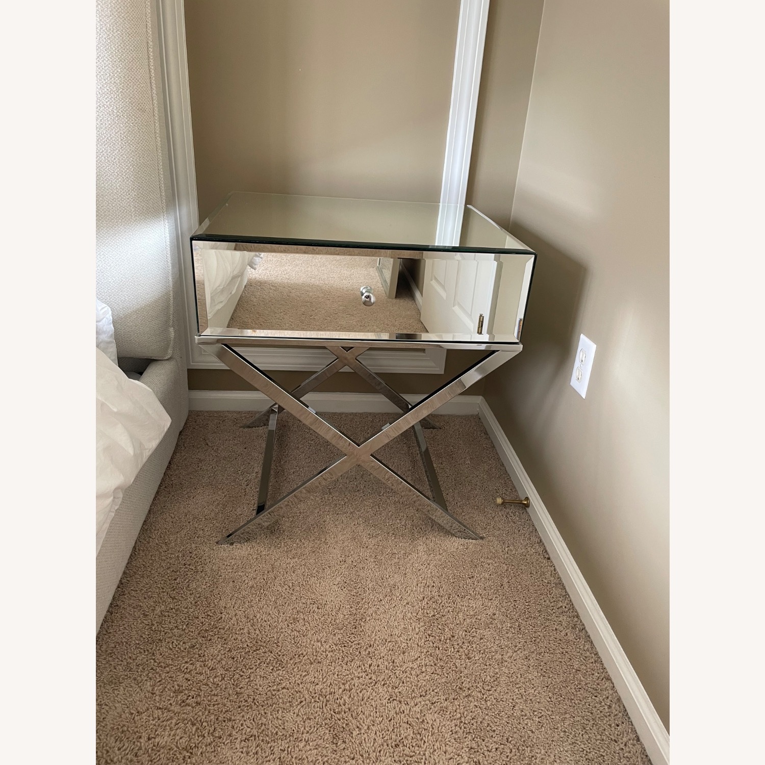 Wayfair Mirrored Nightstands Set of 2 - image-1
