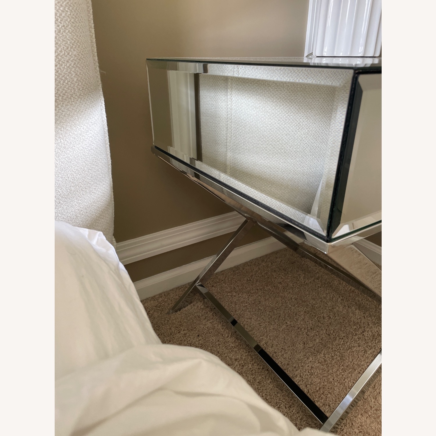 Wayfair Mirrored Nightstands Set of 2 - image-3
