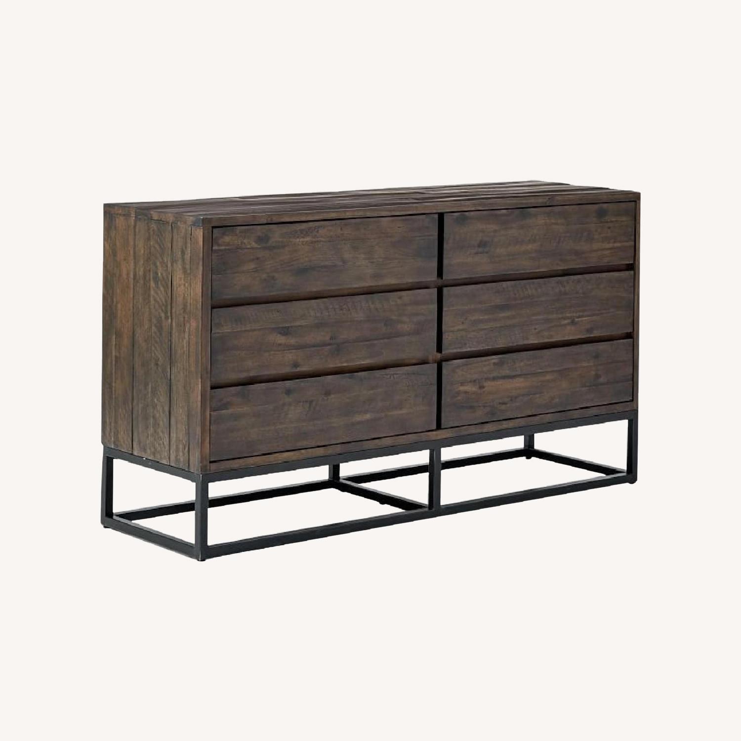 West Elm Logan Industrial 6-Drawer Dresser - image-0