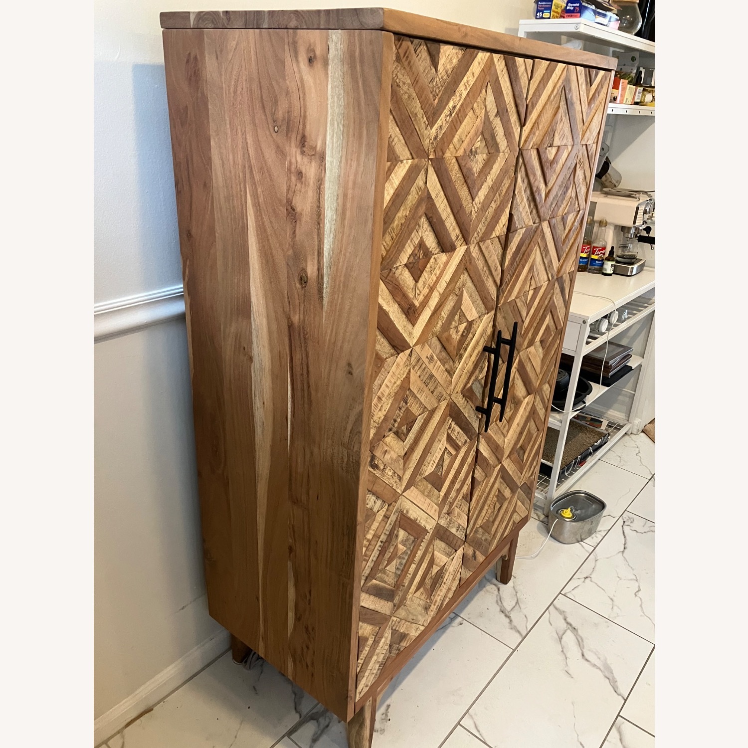 Ashley Furniture Gabinwell Diamond Patterned Armoire - image-2