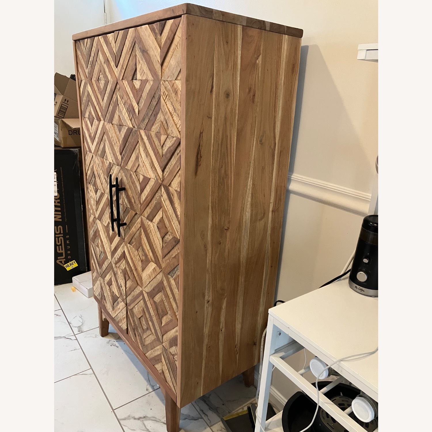 Ashley Furniture Gabinwell Diamond Patterned Armoire - image-3