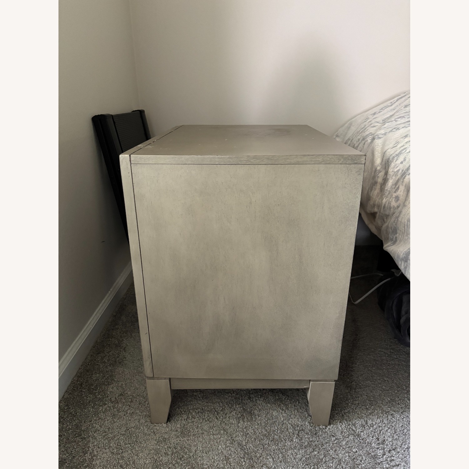 Wayfair Tremont Gray 2 Drawer Nightstand - image-4