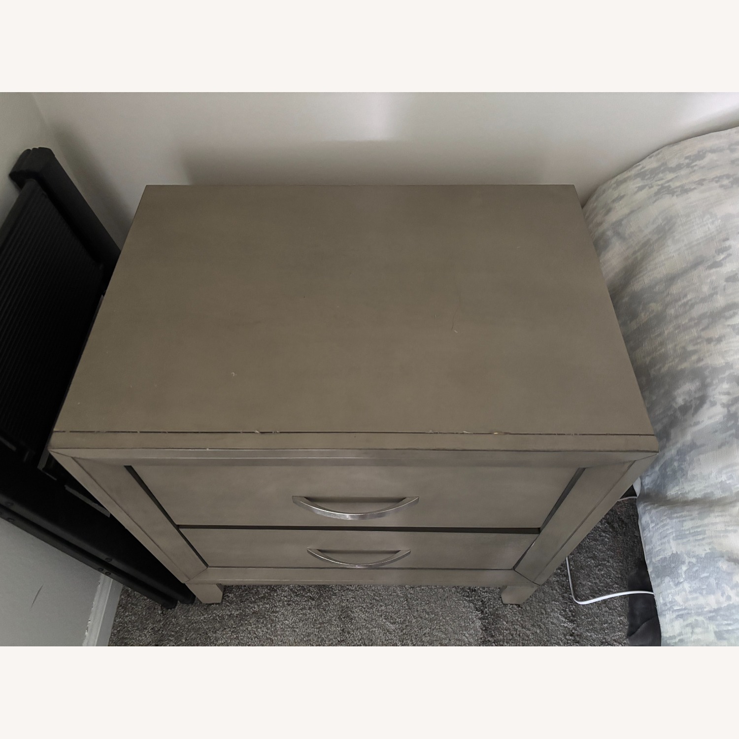 Wayfair Tremont Gray 2 Drawer Nightstand - image-6