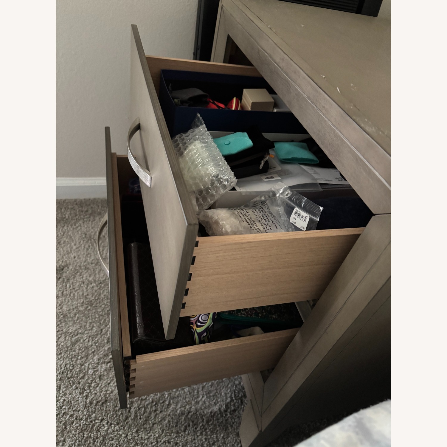 Wayfair Tremont Gray 2 Drawer Nightstand - image-5