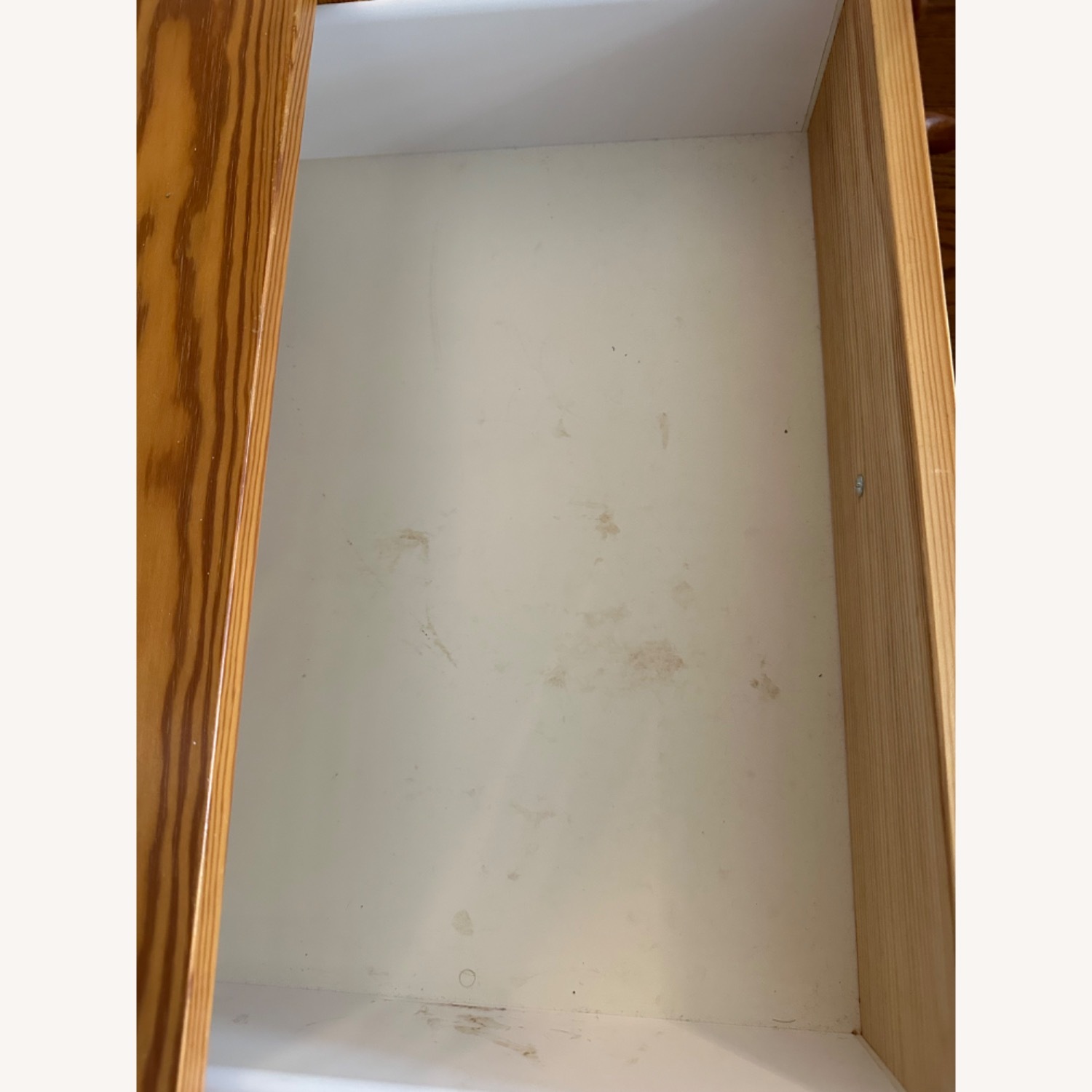 Vintage Mid Century Wheeled Side Table Nightstand - image-6