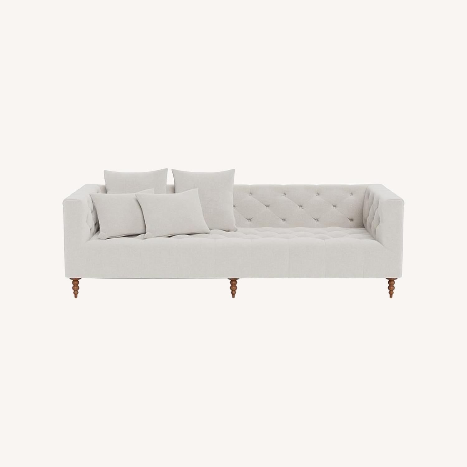 Interior Define Gray Ms. Chesterfield Sofa - image-0