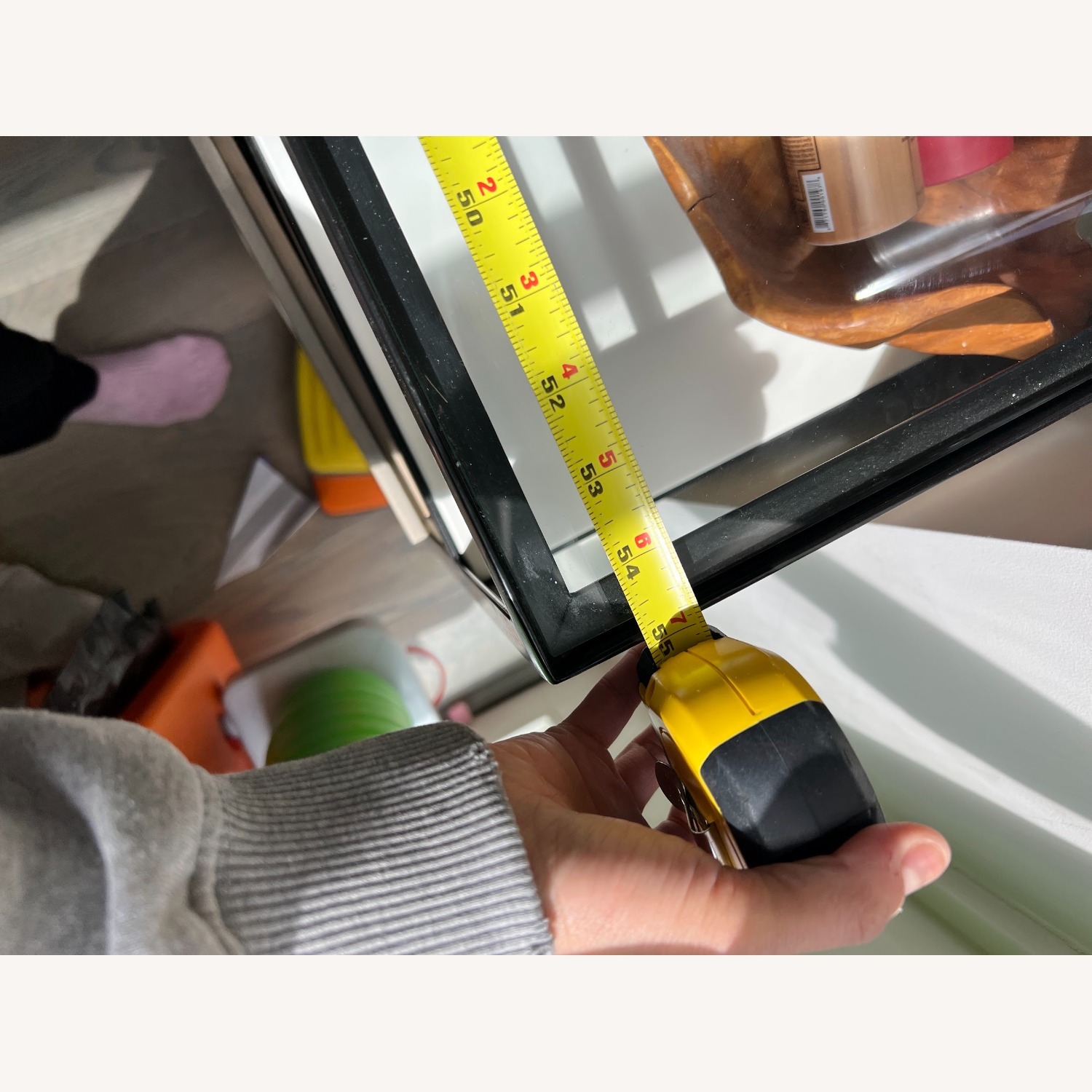 Modern Iron and Wood Media Console/Credenza - image-11