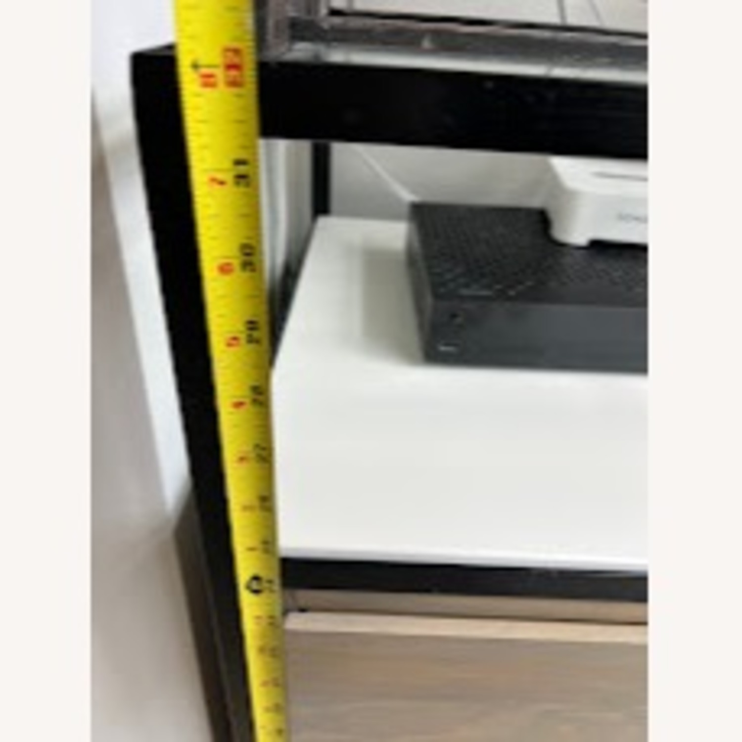 Modern Iron and Wood Media Console/Credenza - image-12