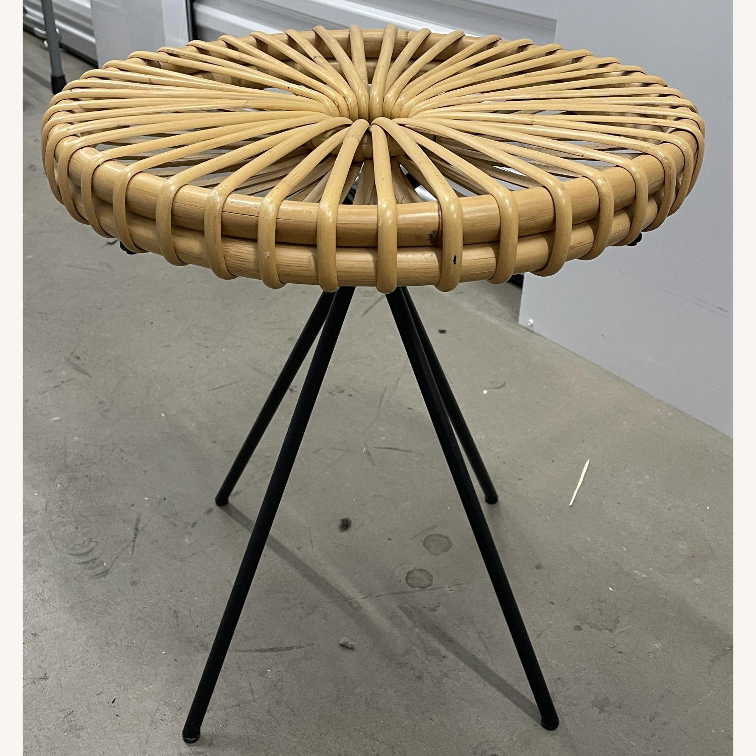 Vintage Rattan Side Table - image-3